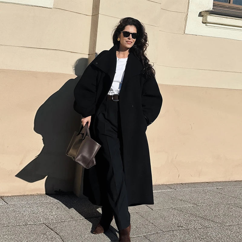 Trench femme long beige