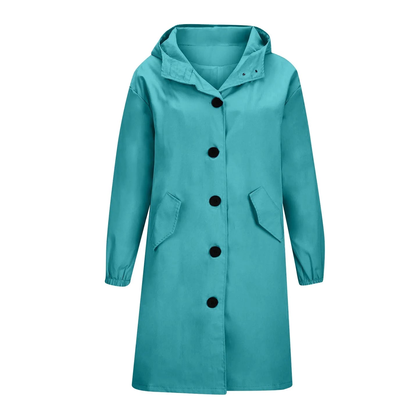 Trench impermeable femme à capuche