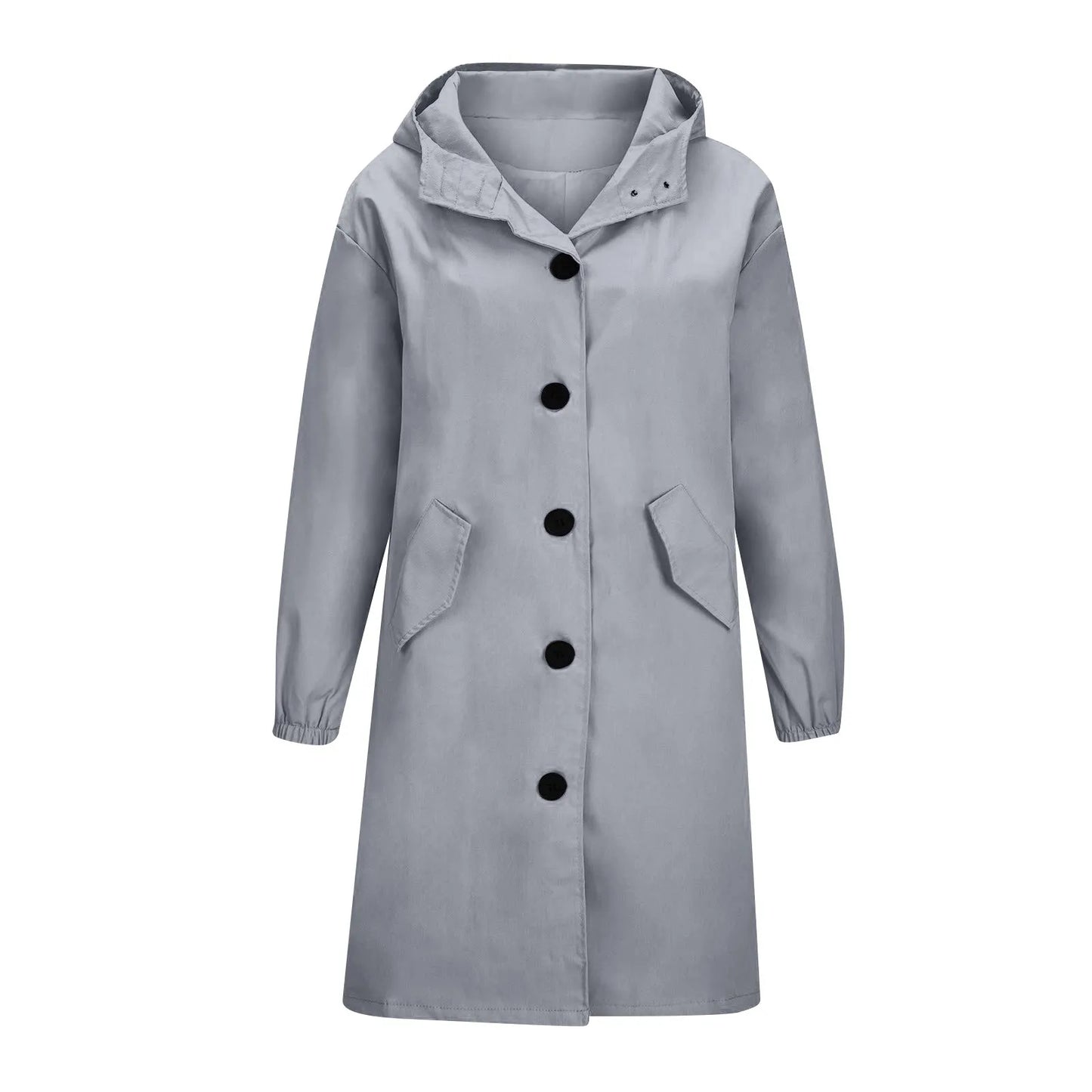 Trench impermeable femme à capuche