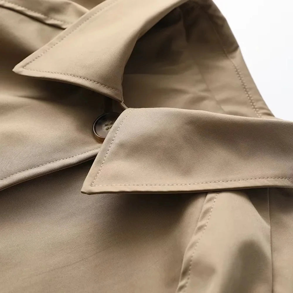 Trench très long femme