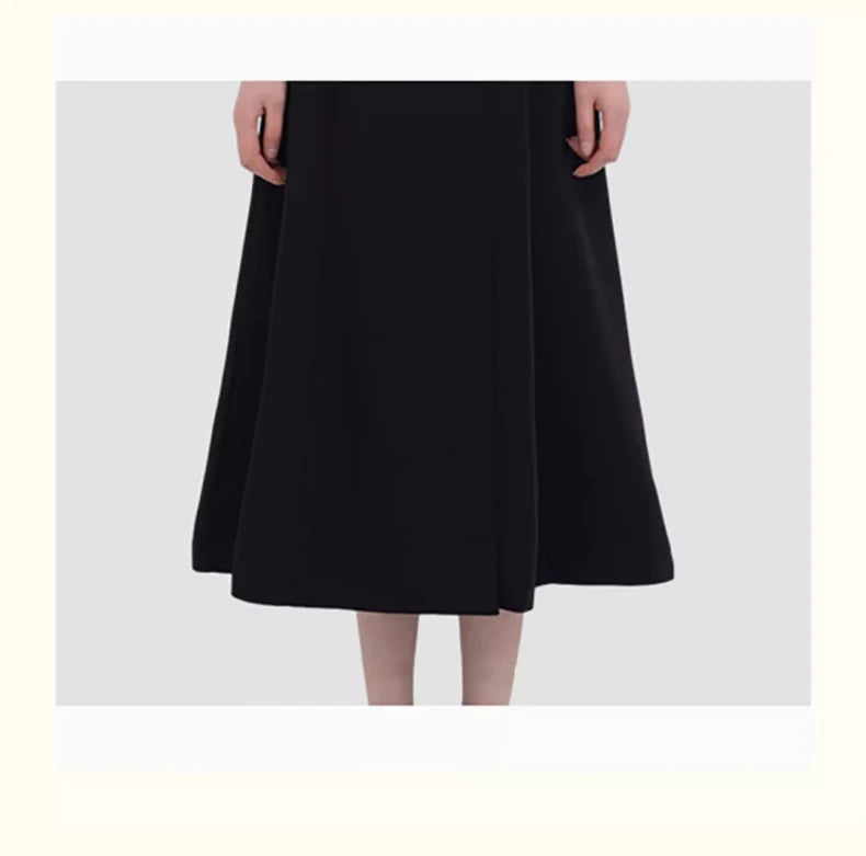Trench à boutons noir femme