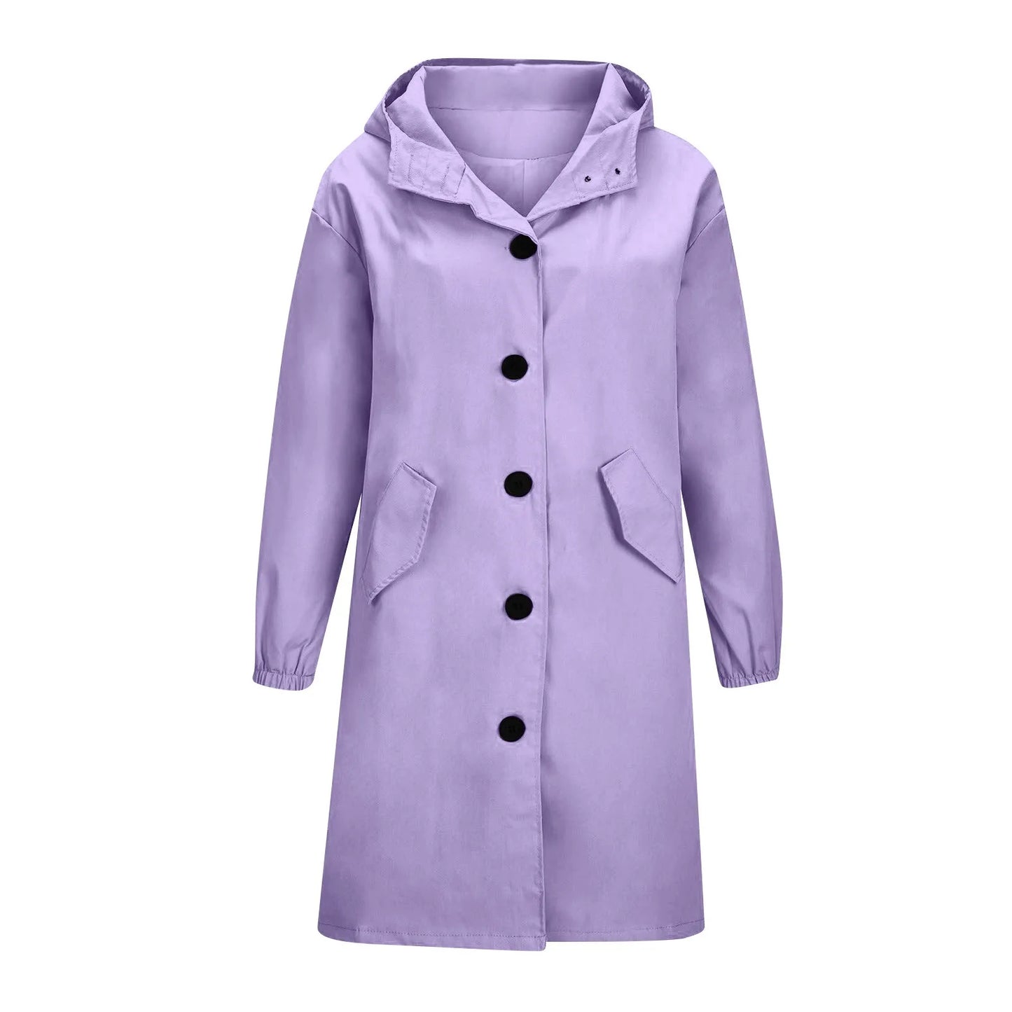 Trench impermeable femme à capuche