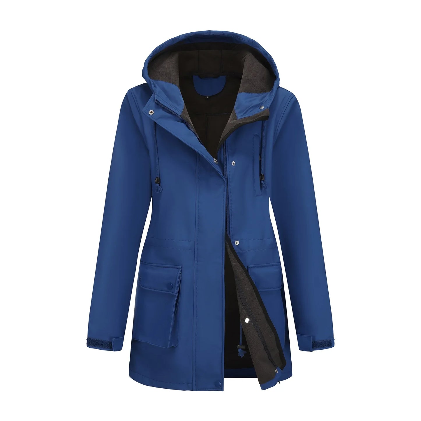 Trench impermeable avec capuche femme