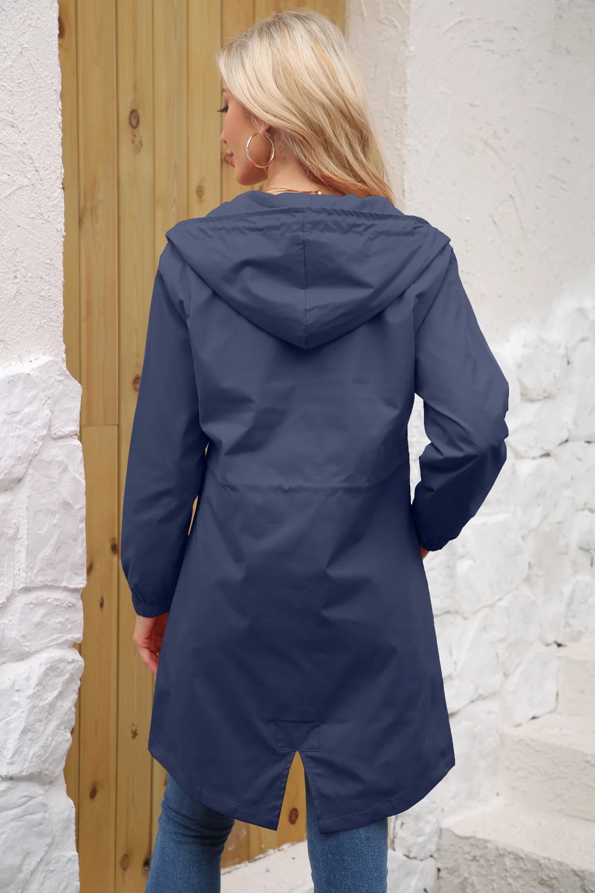Impermeable trench femme mi-long