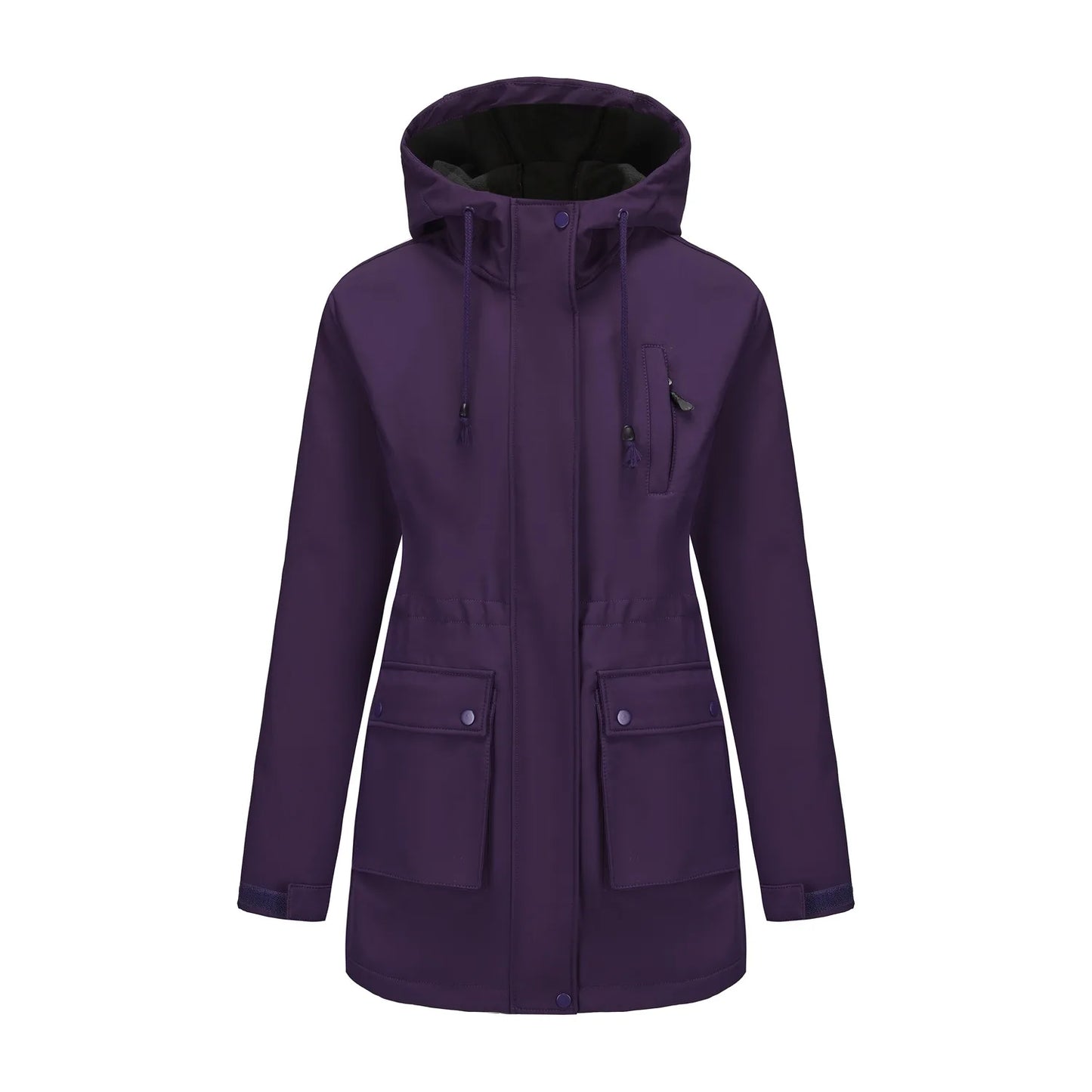 Trench impermeable avec capuche femme