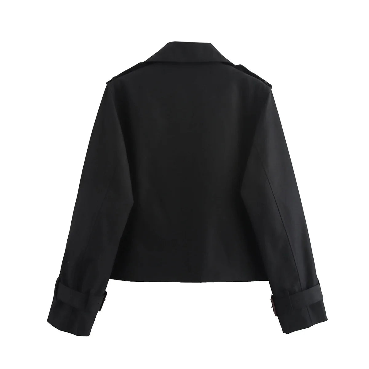 Trench noir court femme