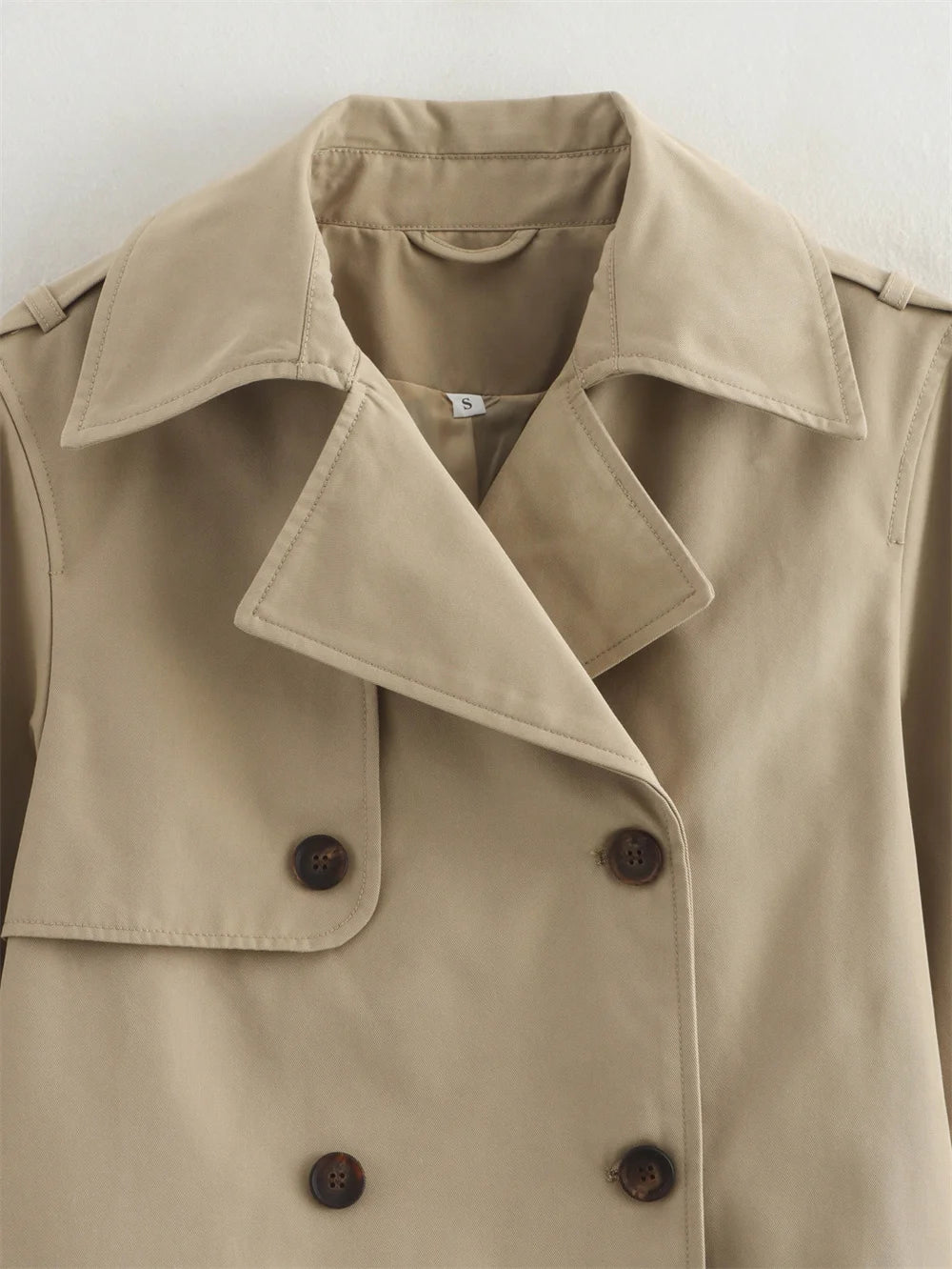 Trench coat court femme