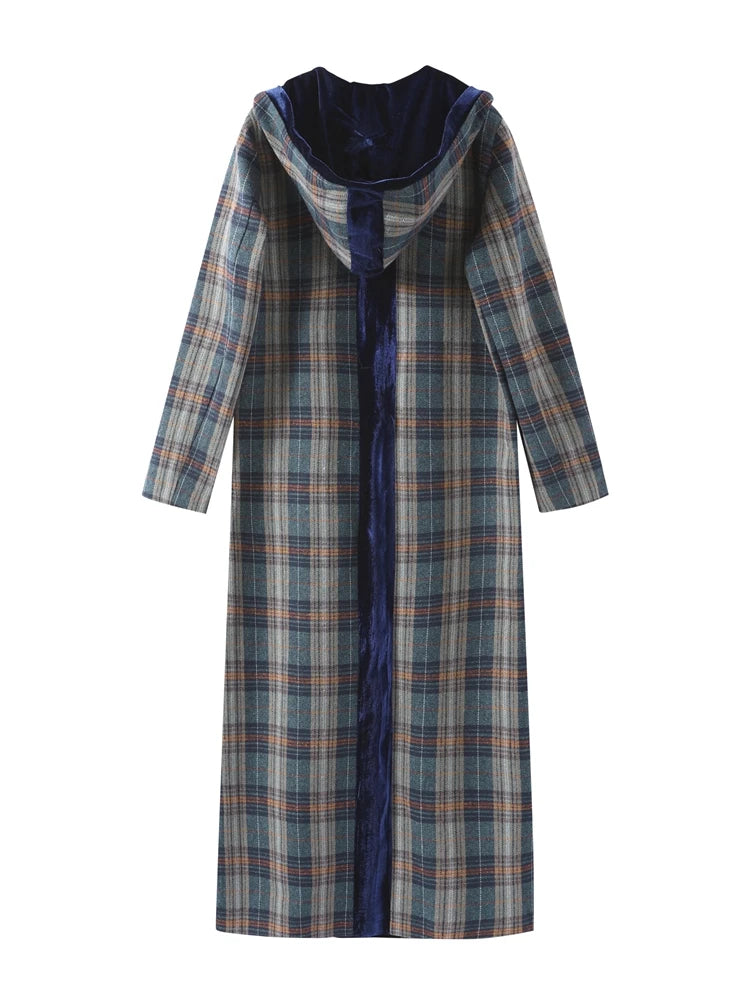 Trench fluide long femme