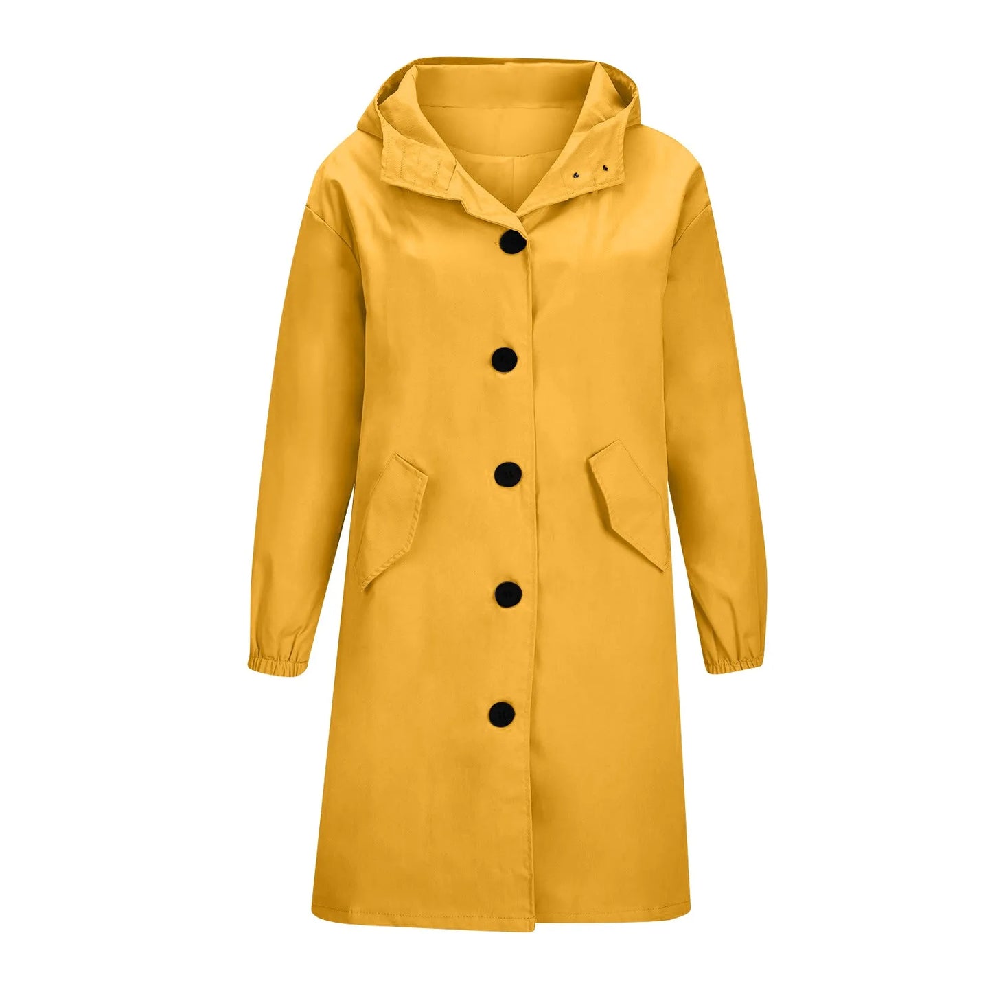 Trench impermeable femme à capuche