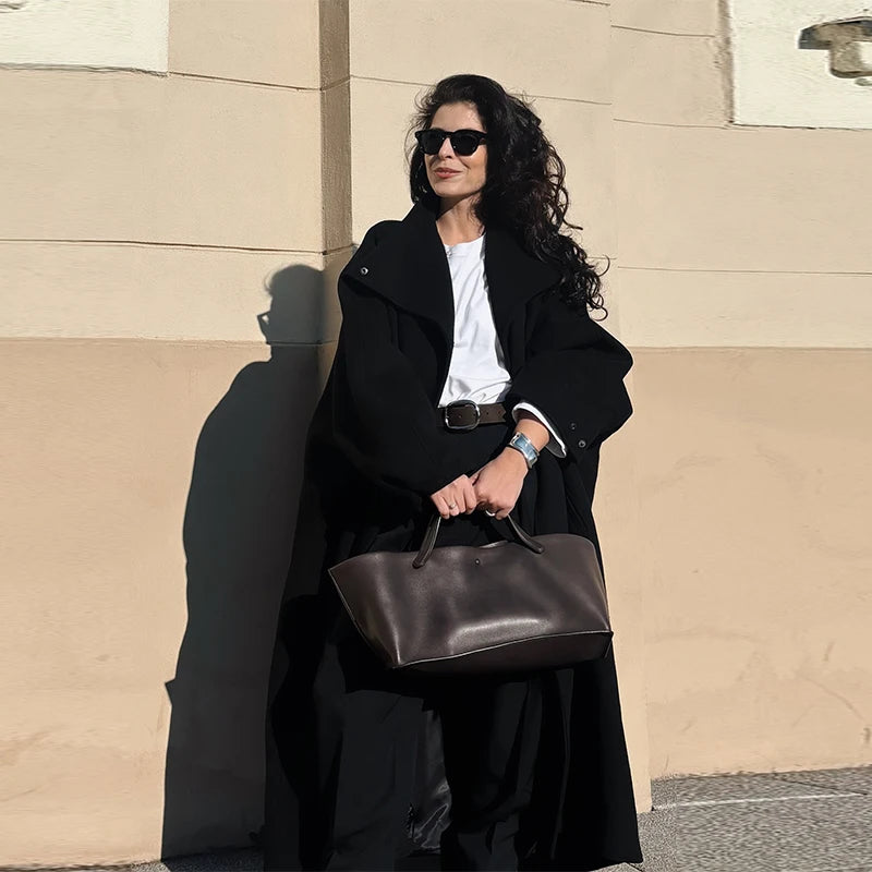Trench femme long beige