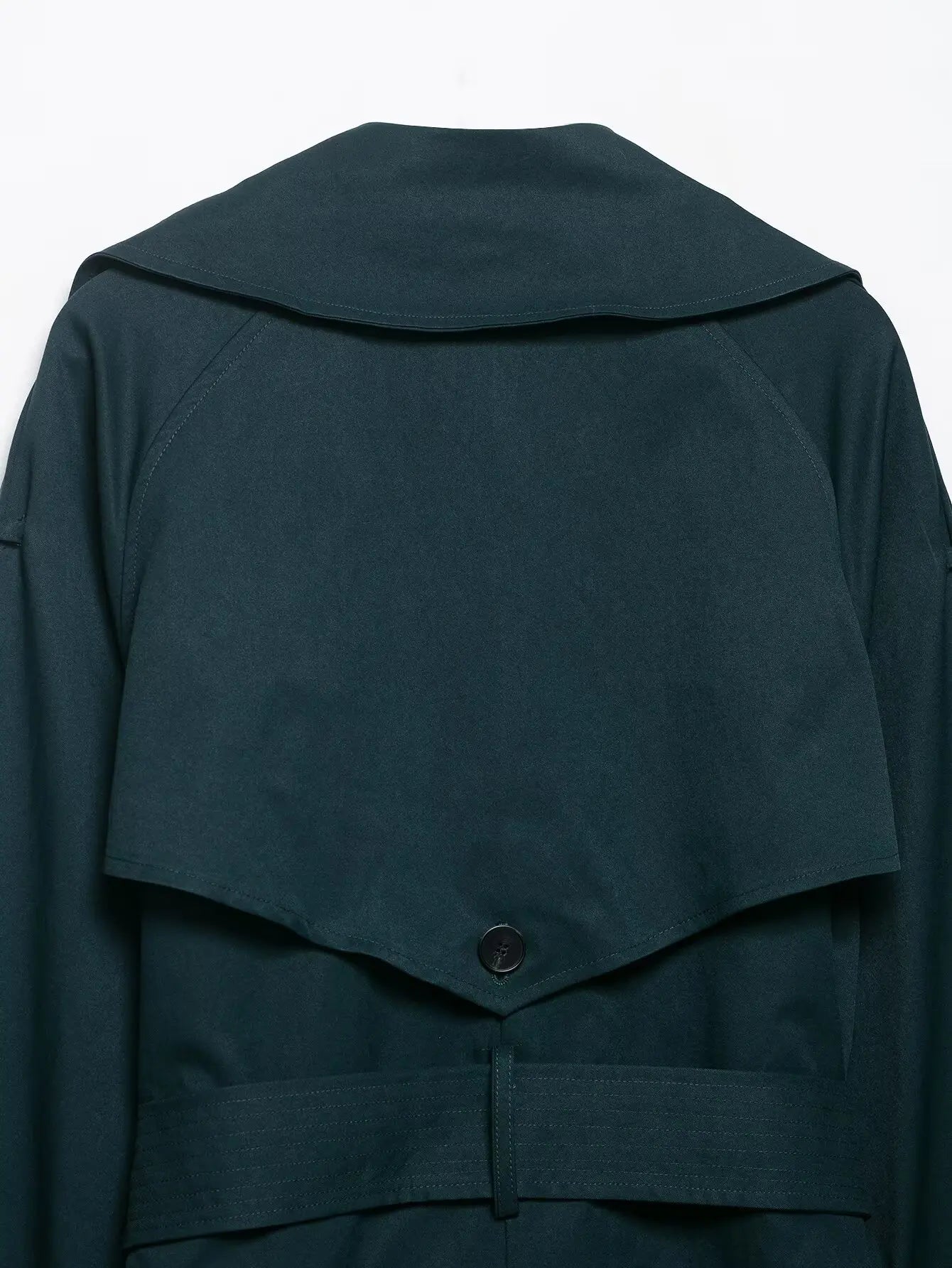 Trench long femme vert