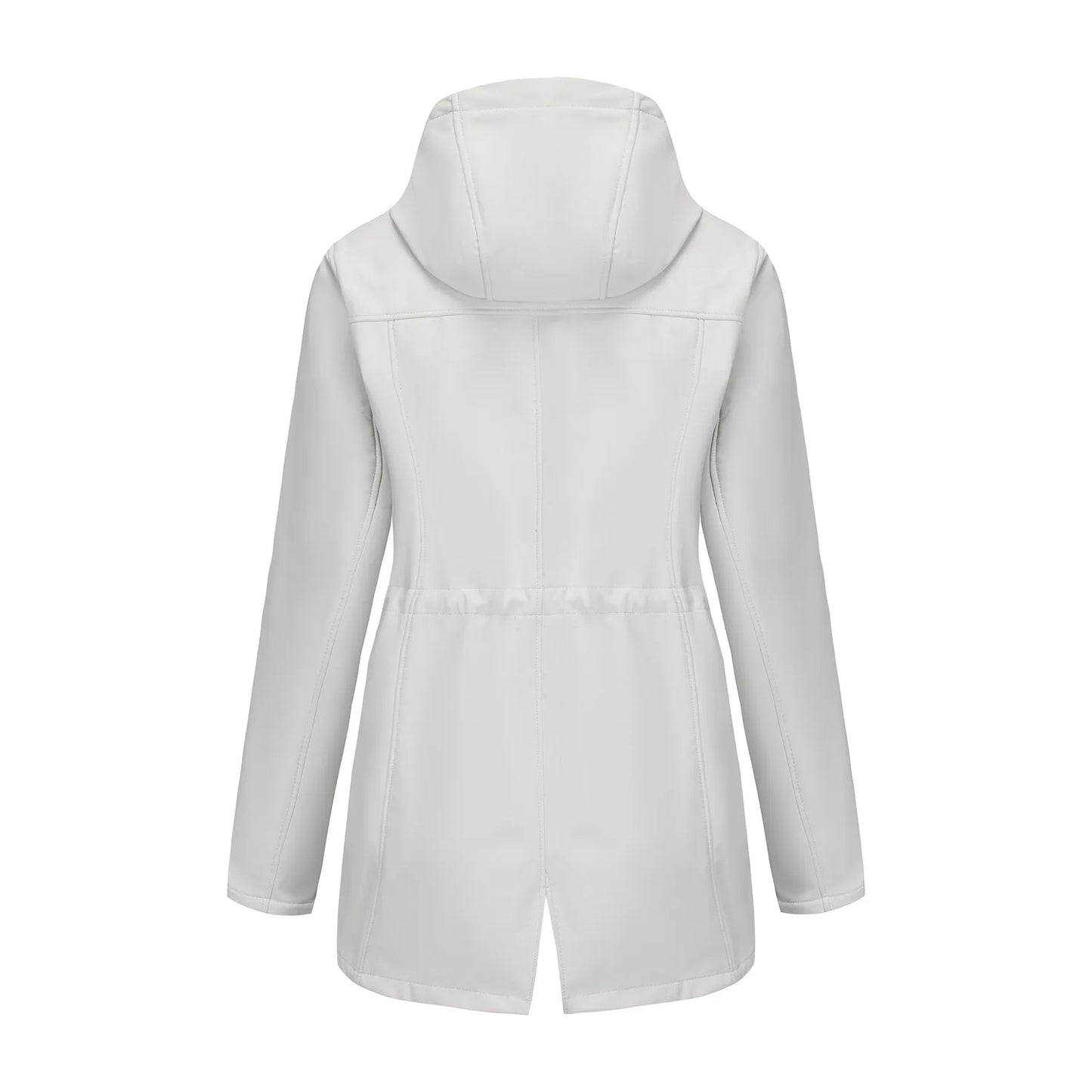 Trench impermeable avec capuche femme