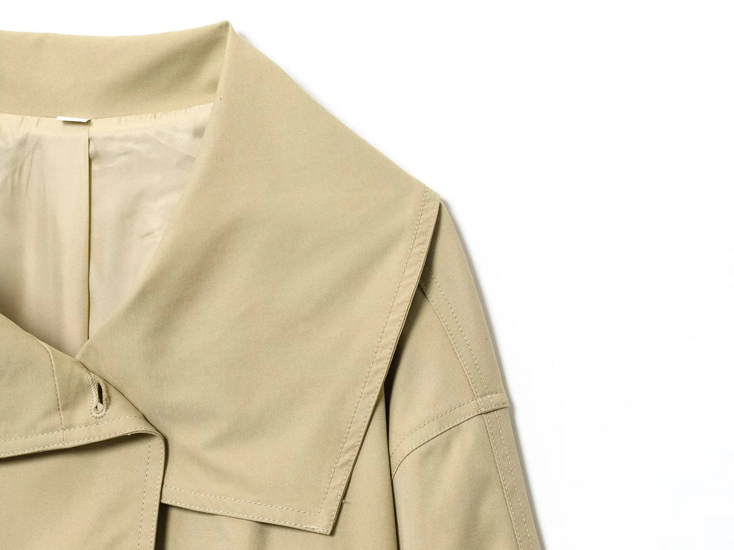Ensemble beige trench femme