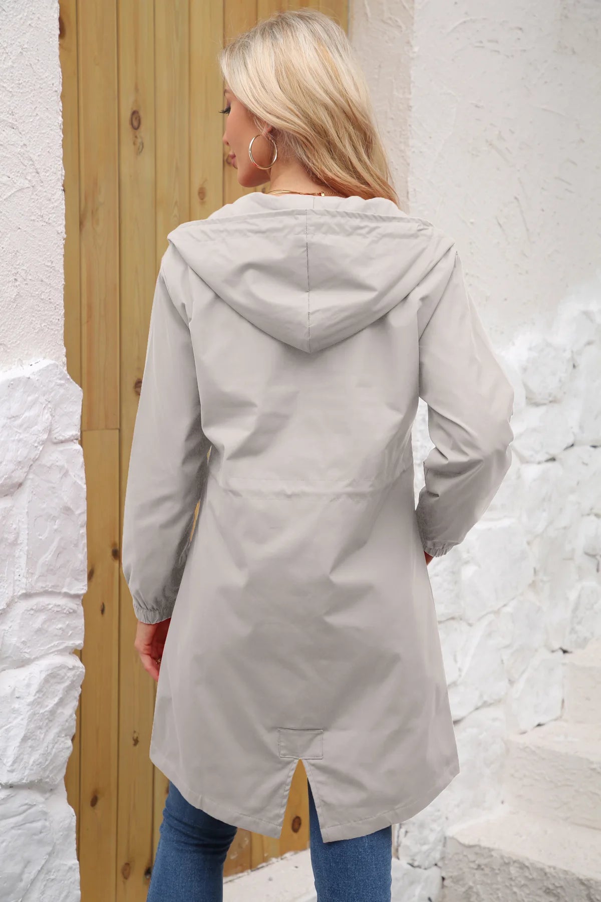 Impermeable trench femme mi-long