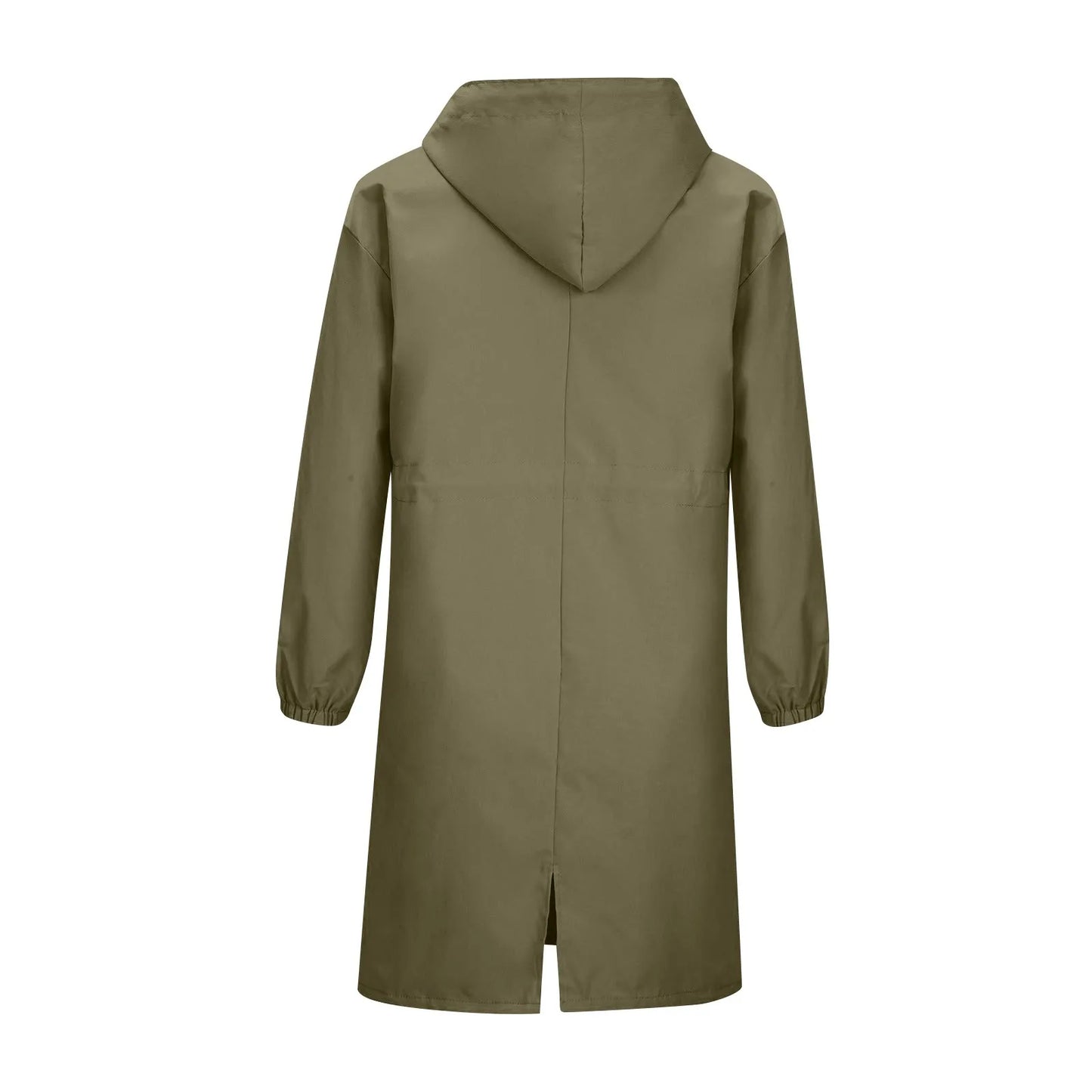 Trench impermeable femme à capuche