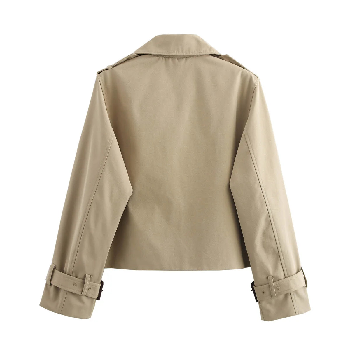Trench noir court femme