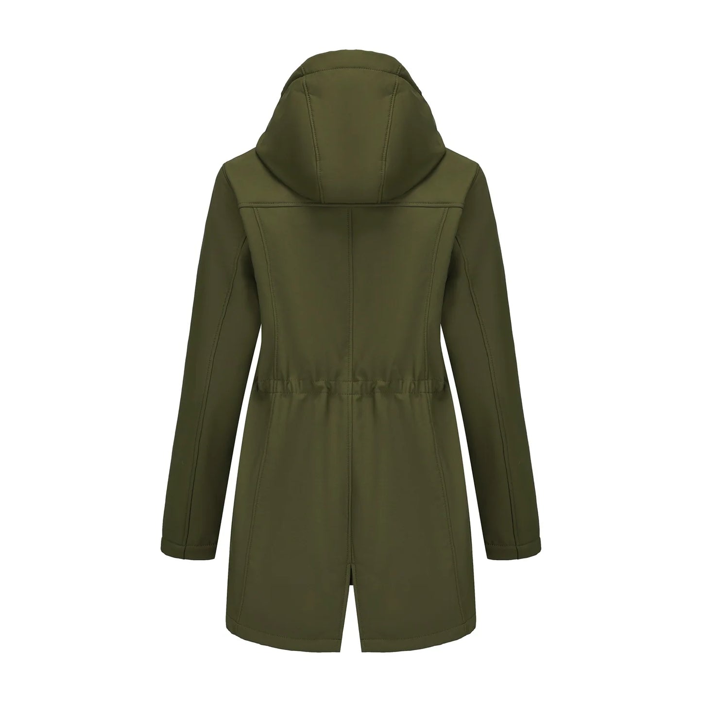 Trench impermeable avec capuche femme