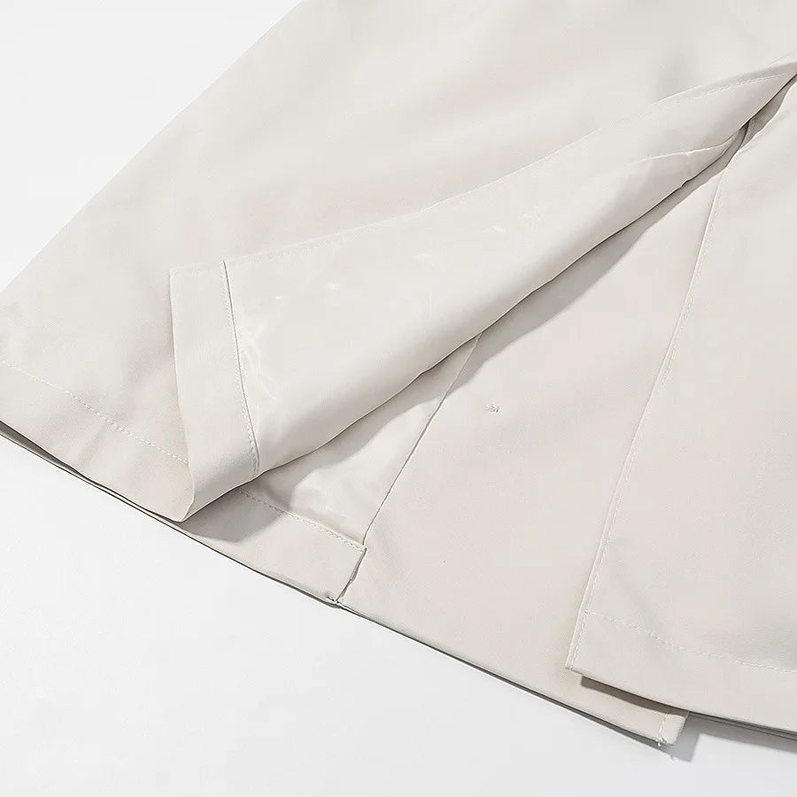 Trench long oversize femme