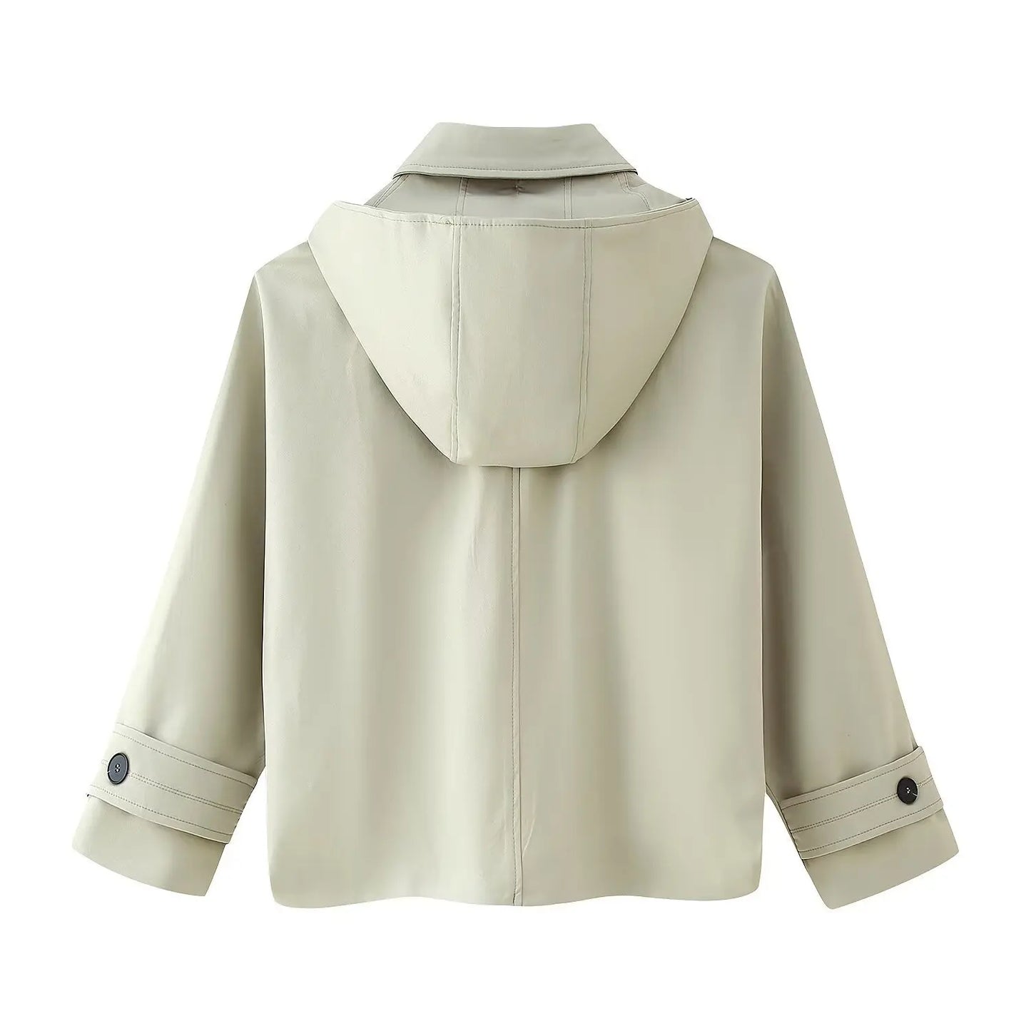 Trench coat à capuche femme