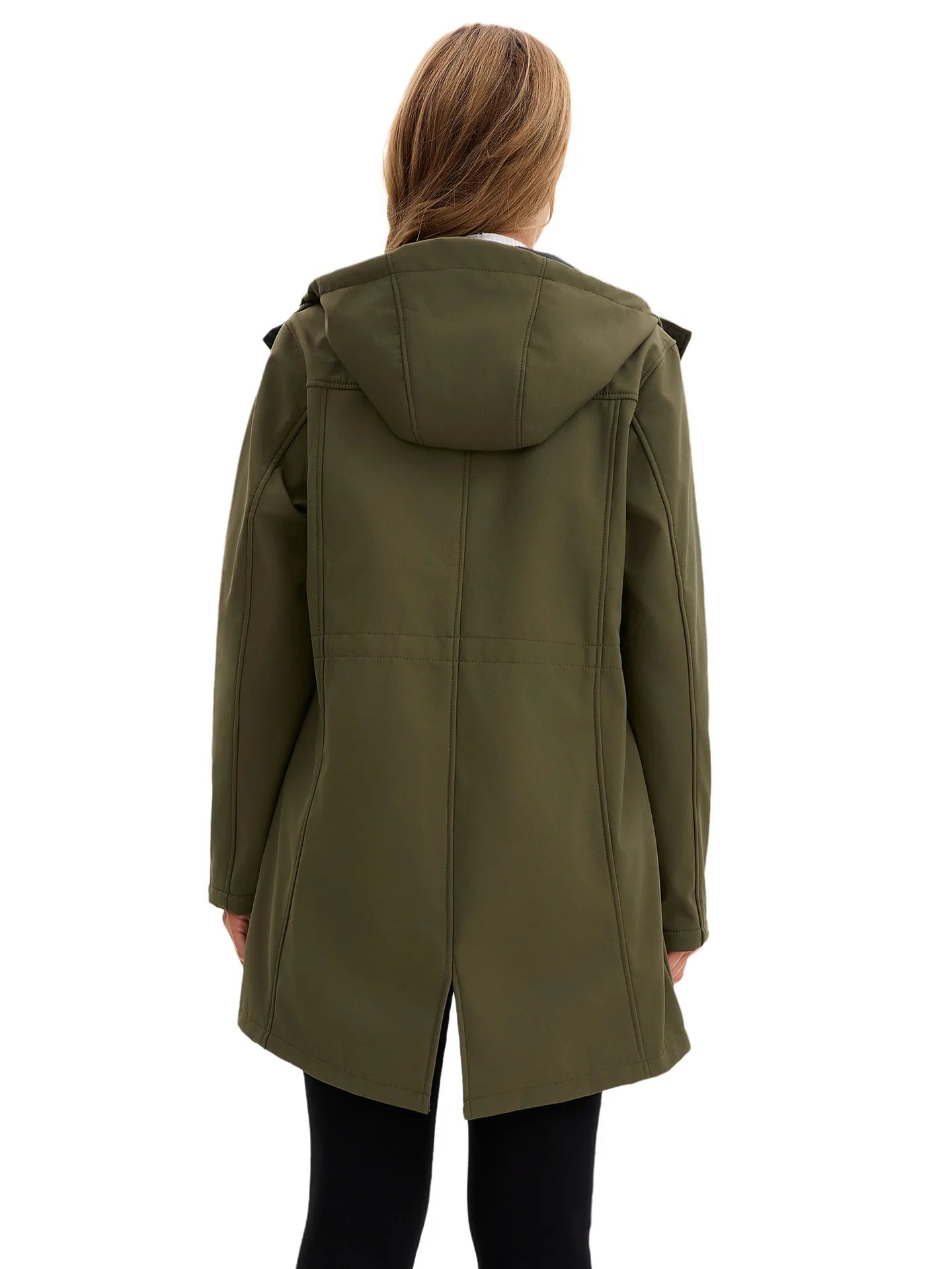 Trench impermeable avec capuche femme
