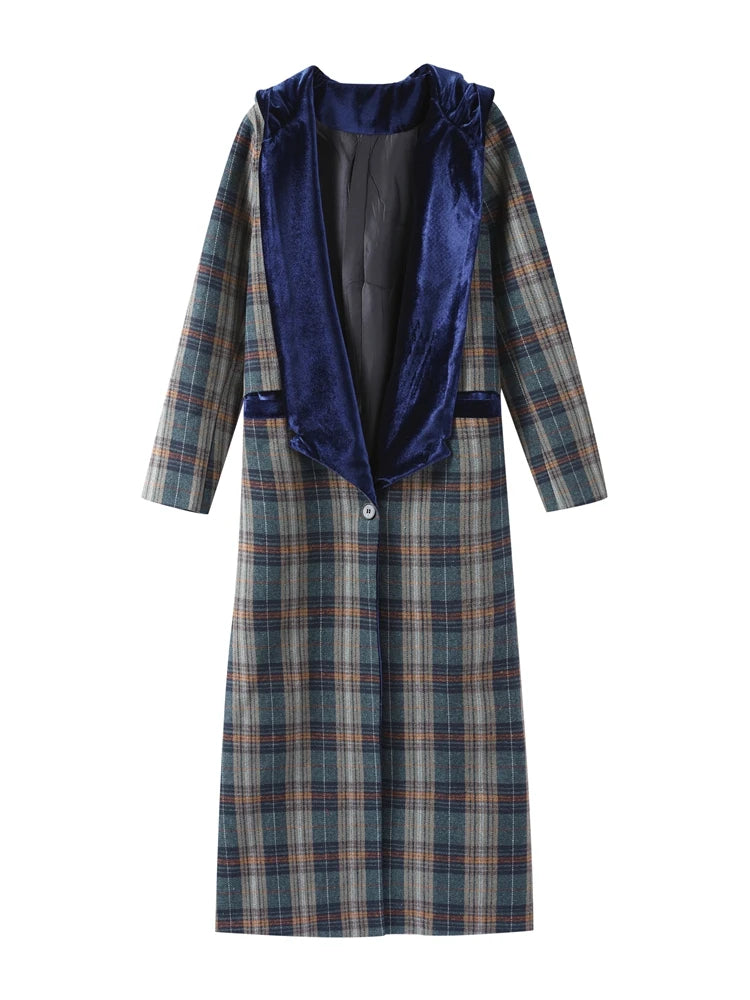 Trench fluide long femme