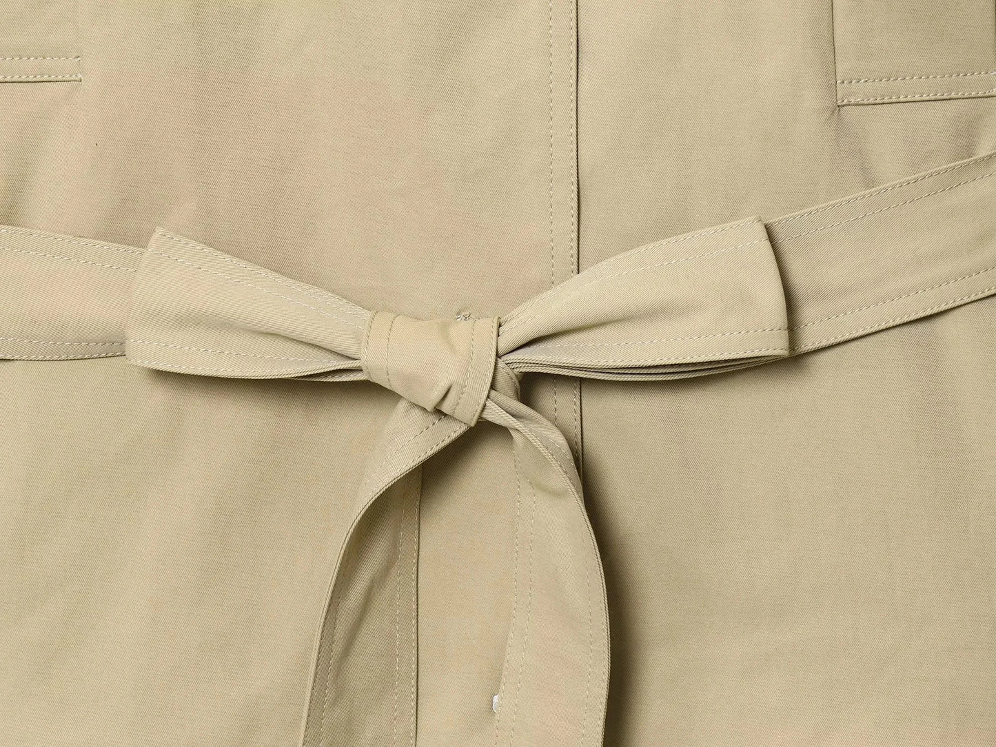 Ensemble beige trench femme