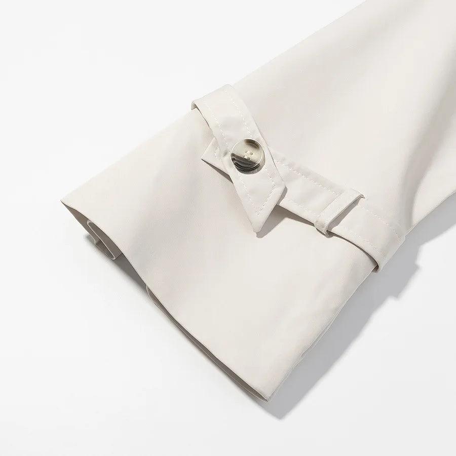 Trench long oversize femme