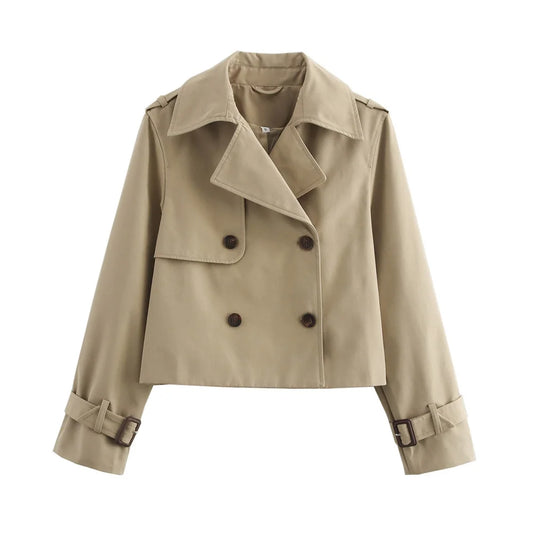 Trench coat court femme