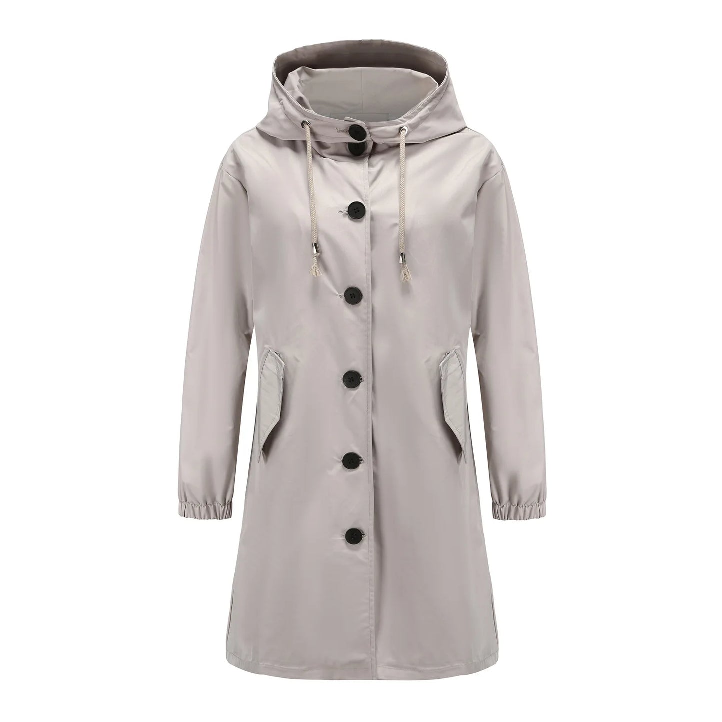 Impermeable trench femme mi-long