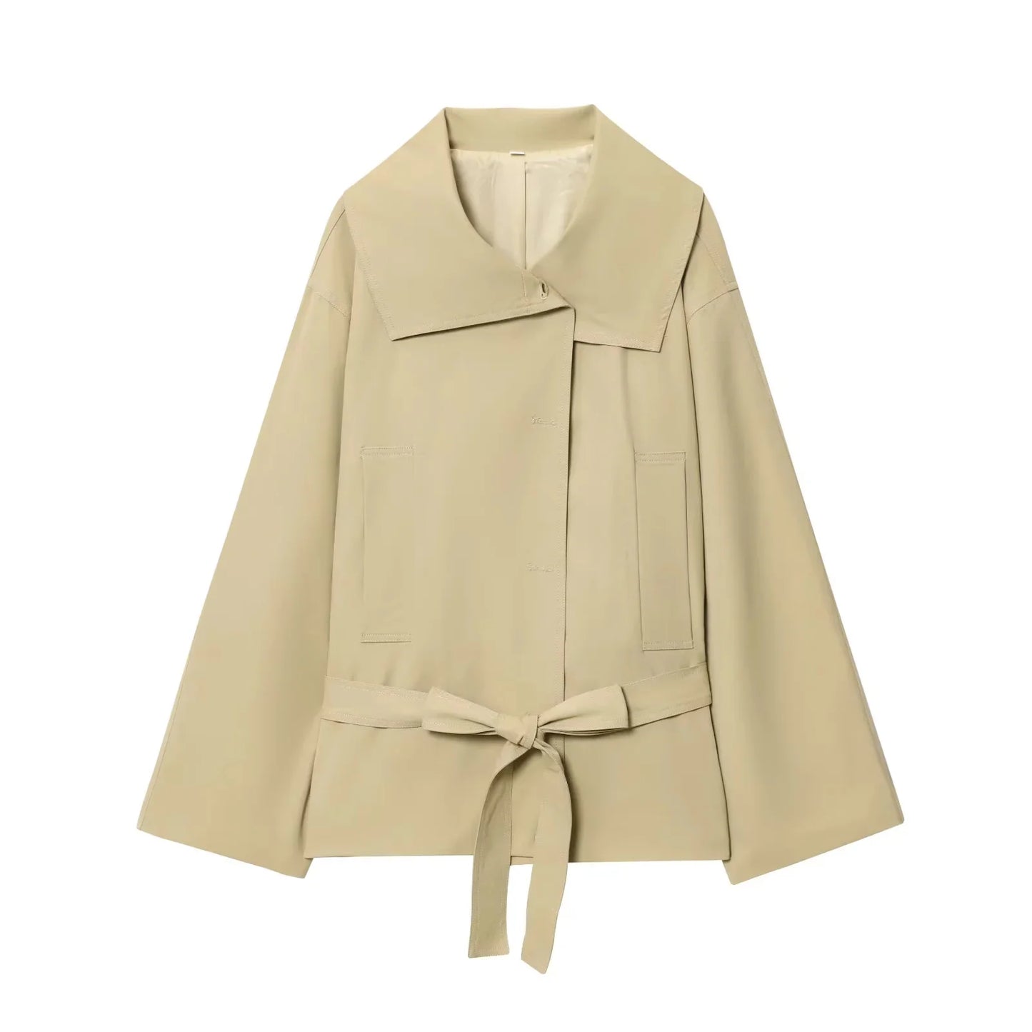 Ensemble beige trench femme