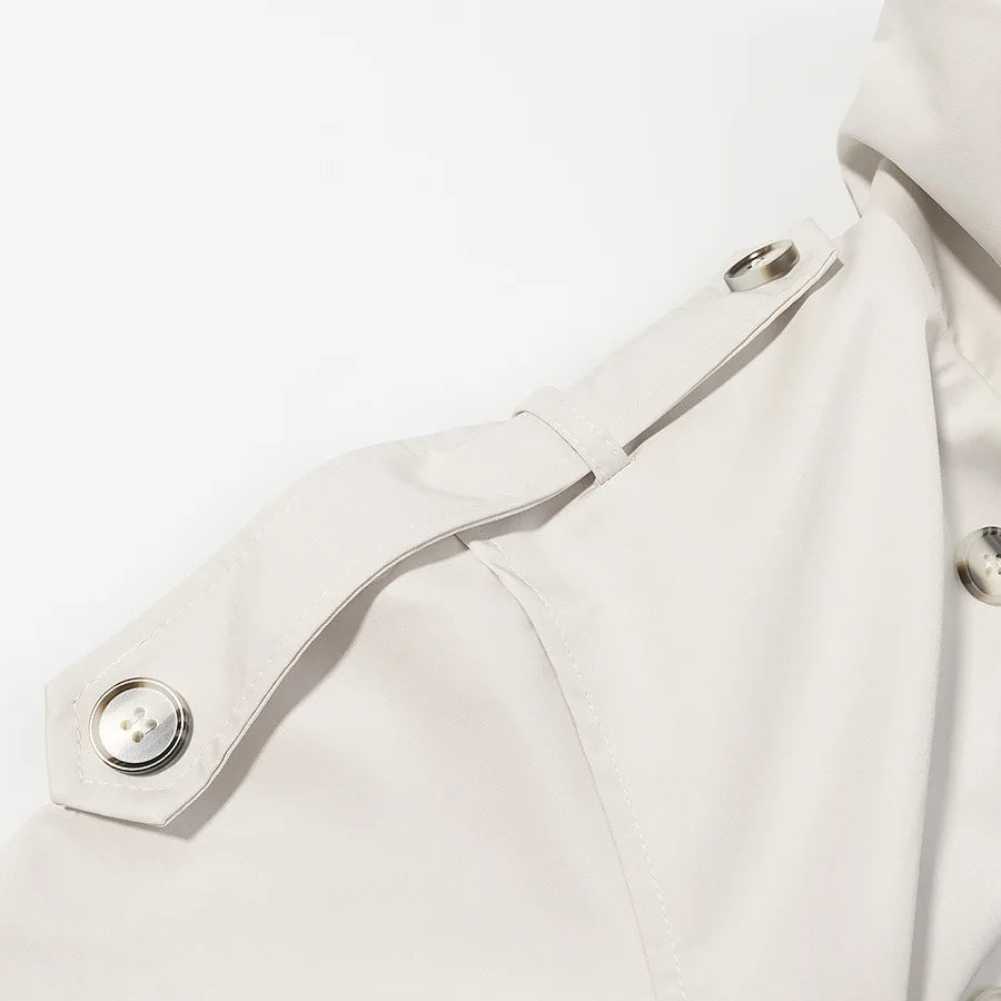 Trench long oversize femme