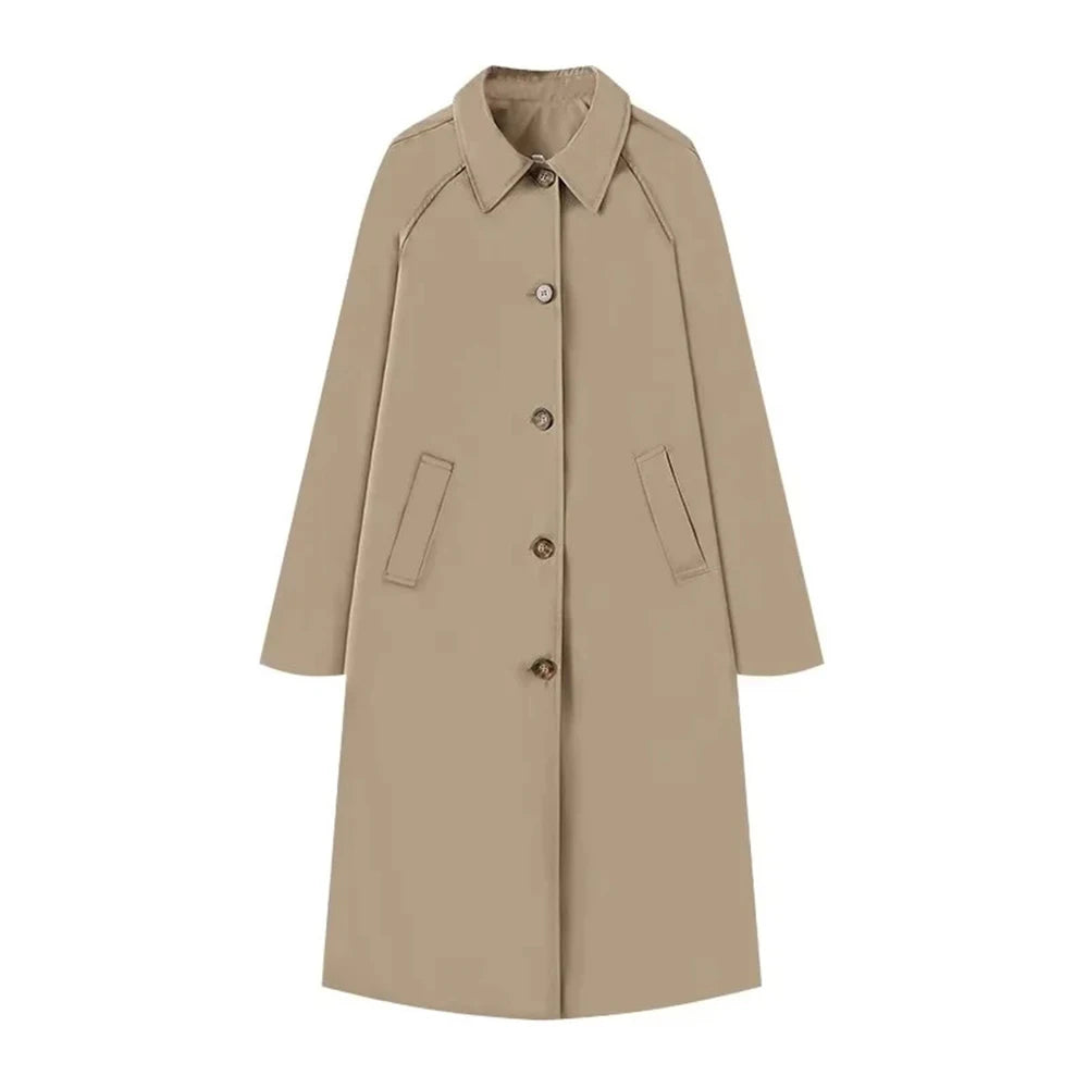 Trench très long femme