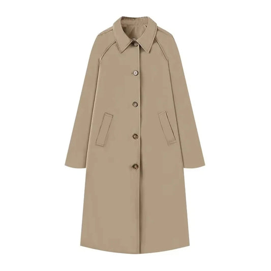 Trench très long femme