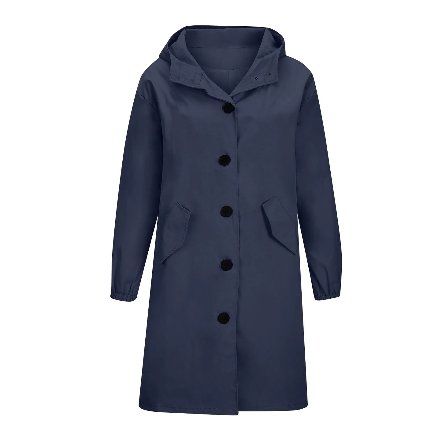 Trench impermeable femme à capuche
