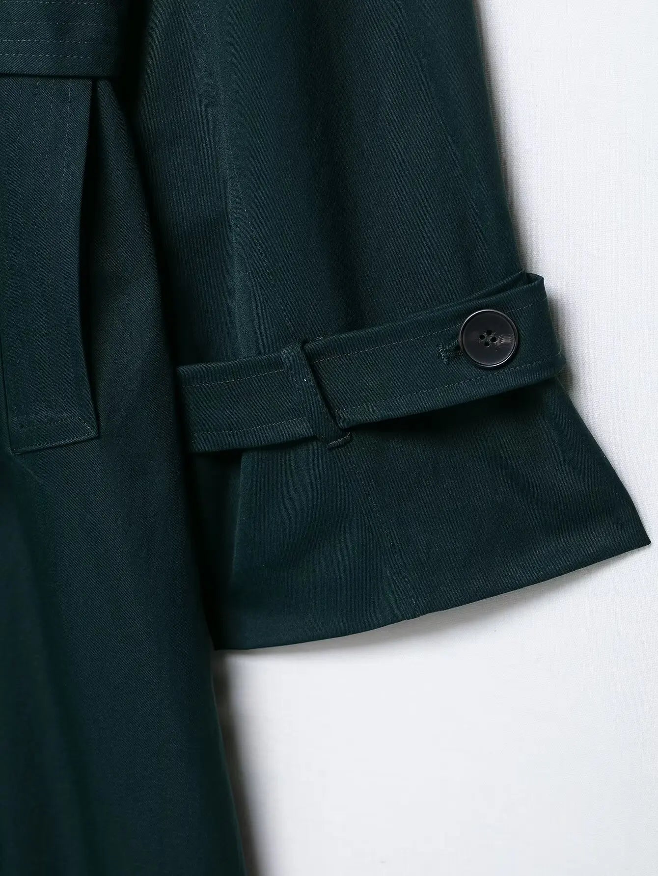 Trench long femme vert