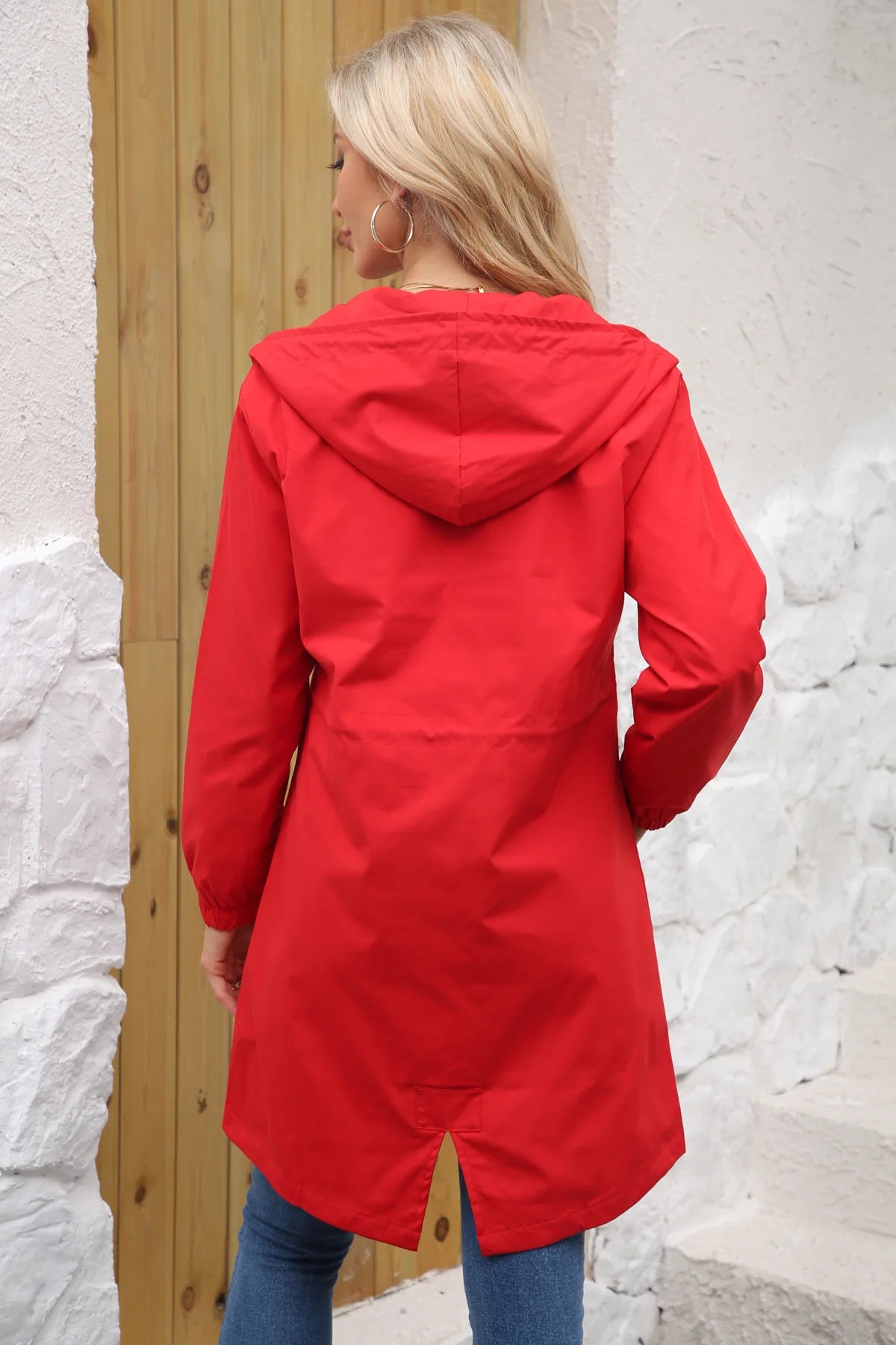 Impermeable trench femme mi-long