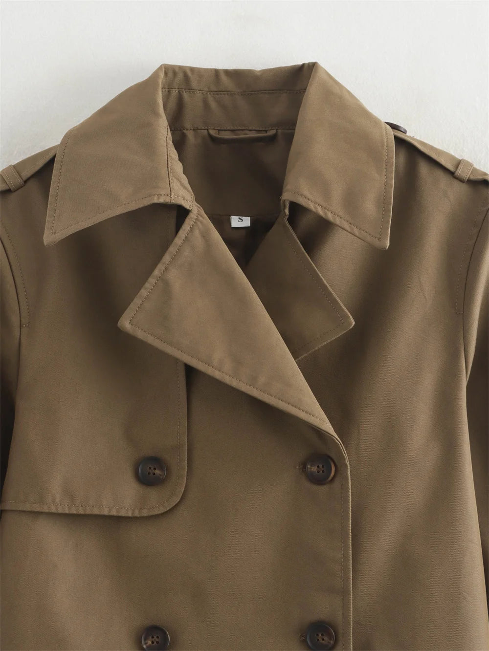 Trench coat court femme