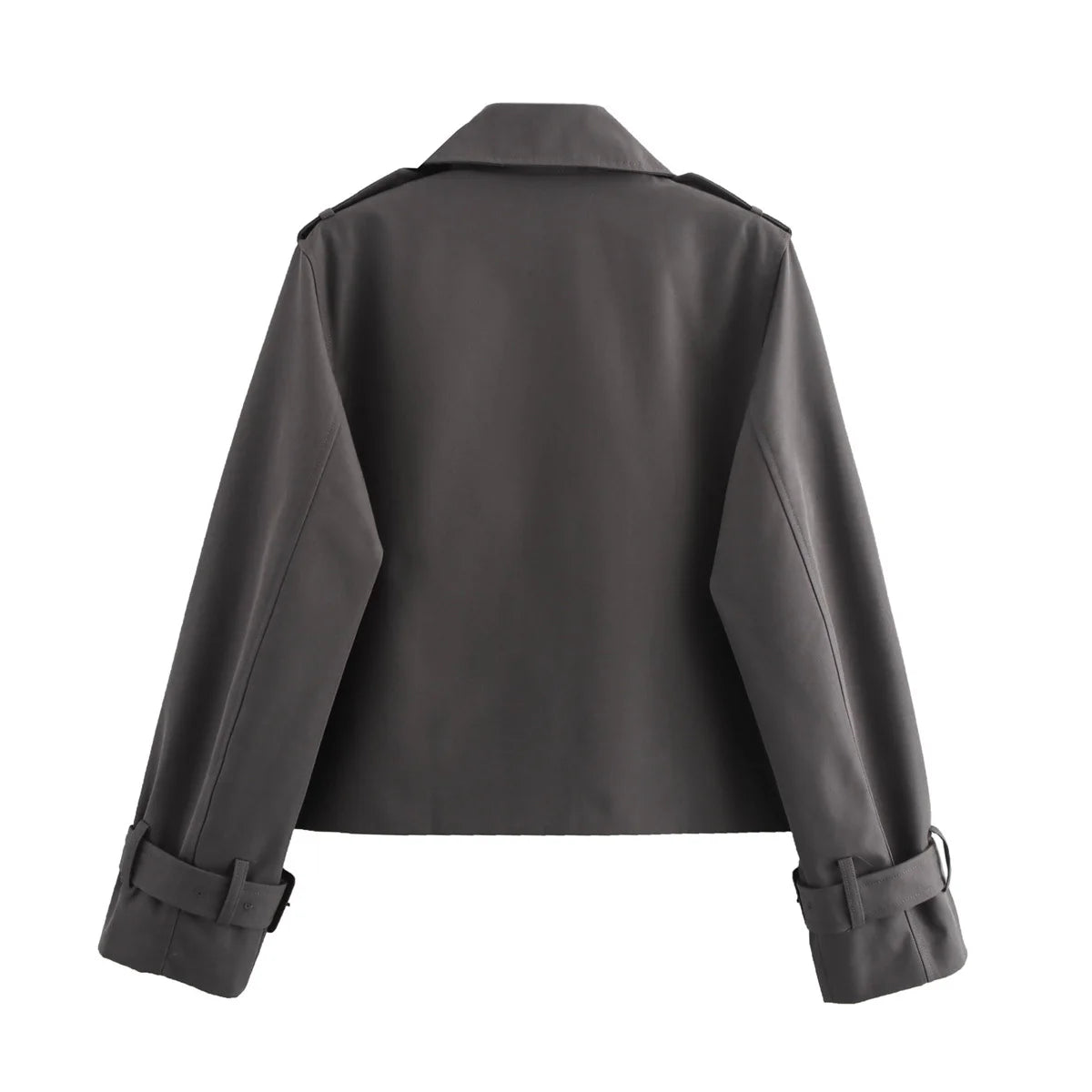 Trench noir court femme