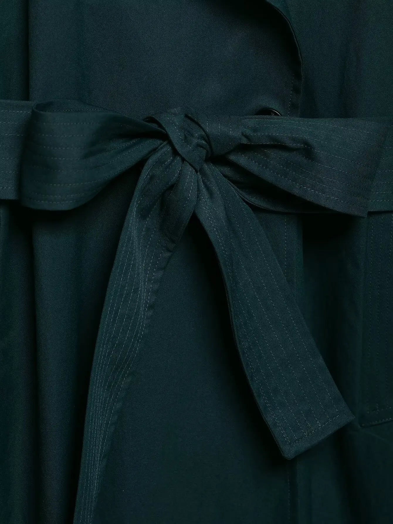 Trench long femme vert