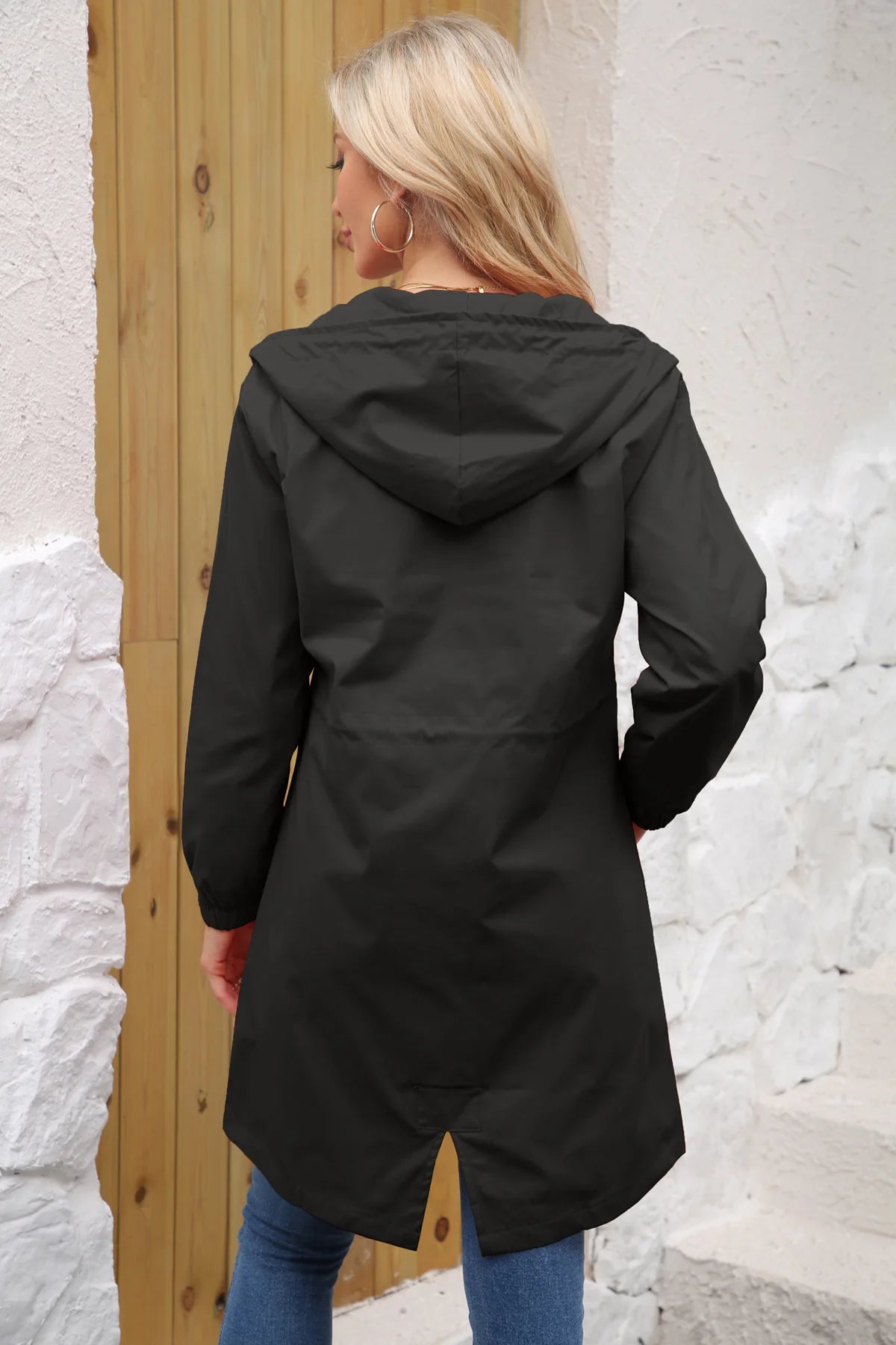 Impermeable trench femme mi-long