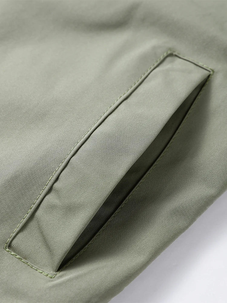 Trench court femme kaki