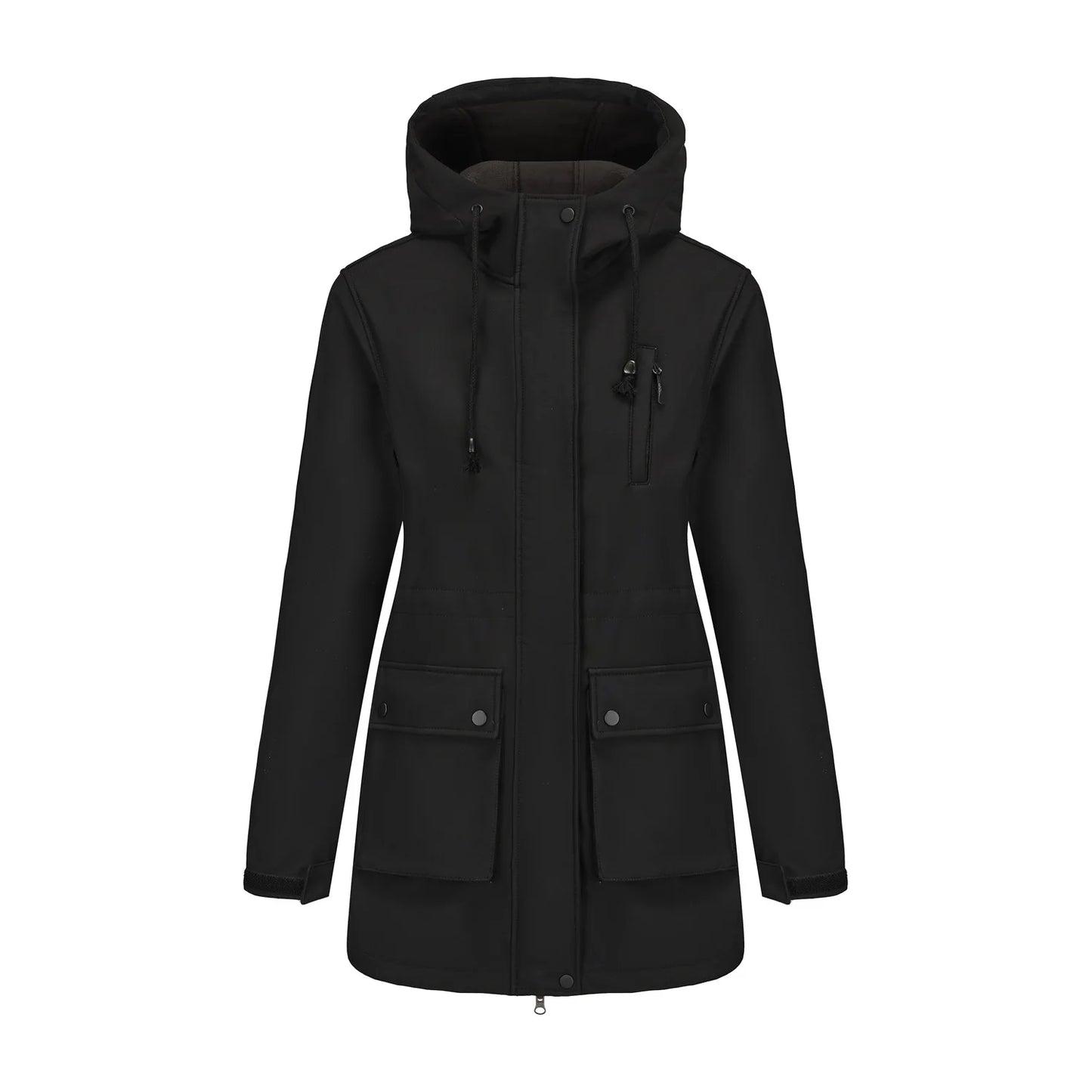 Trench impermeable avec capuche femme