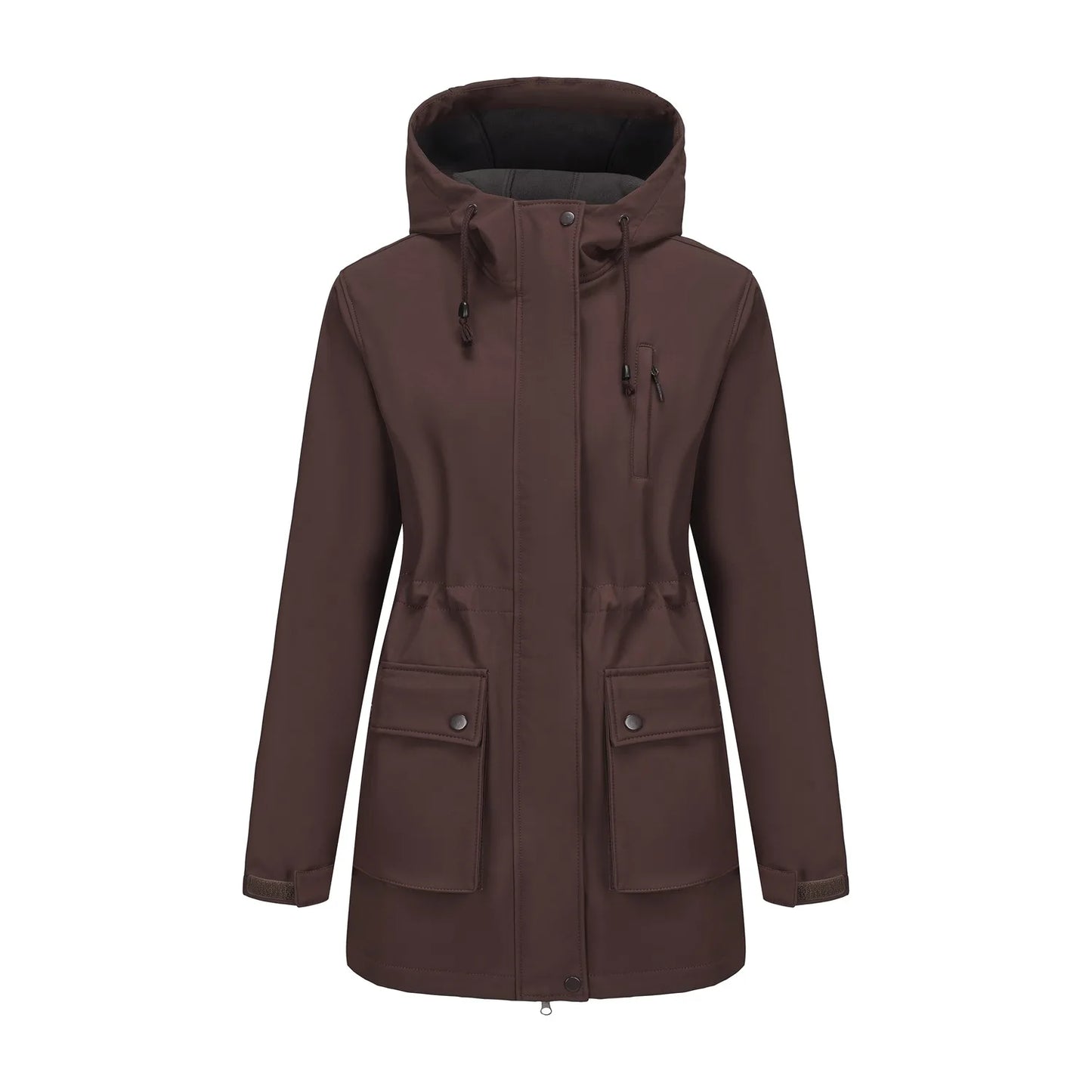 Trench impermeable avec capuche femme