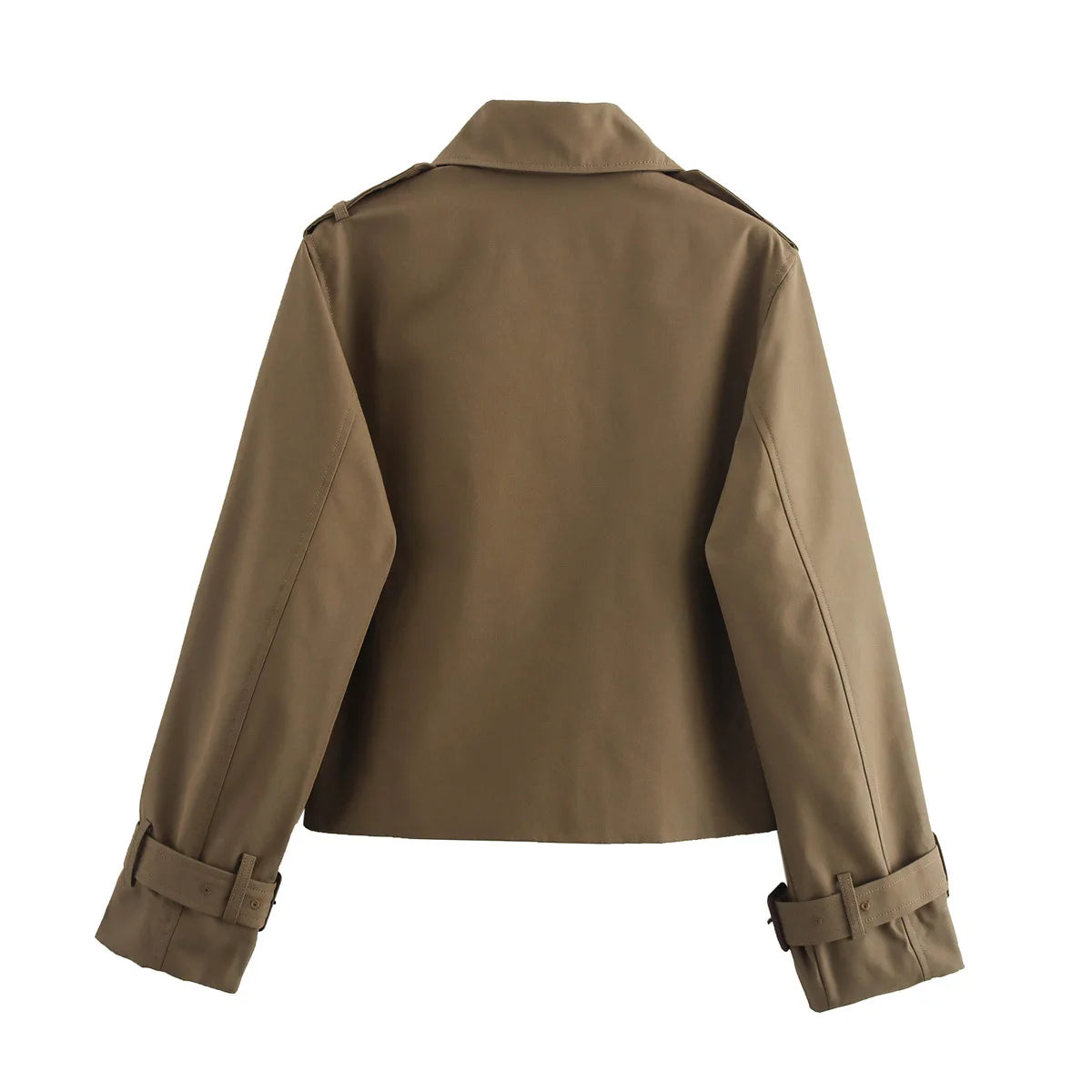 Trench noir court femme