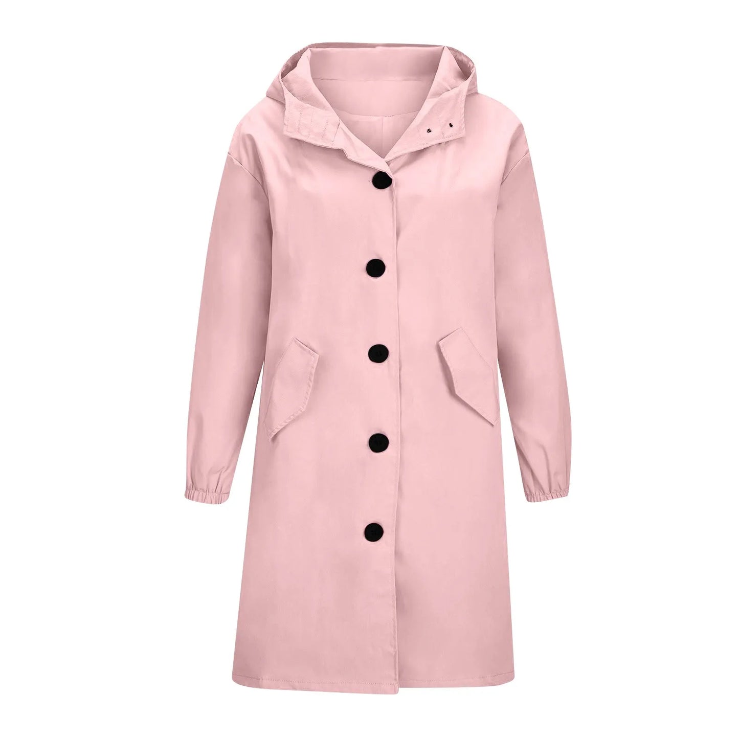 Trench impermeable femme à capuche