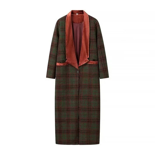 Trench fluide long femme