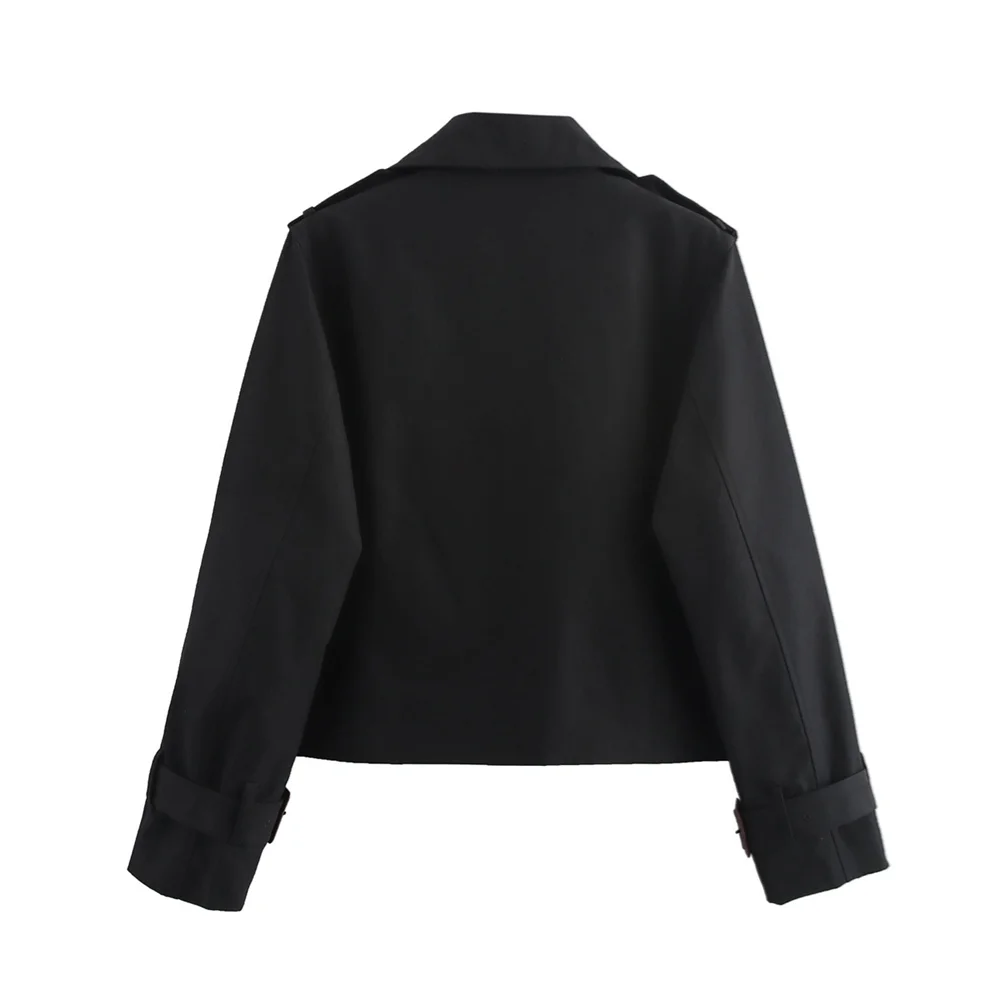 Trench court hiver femme