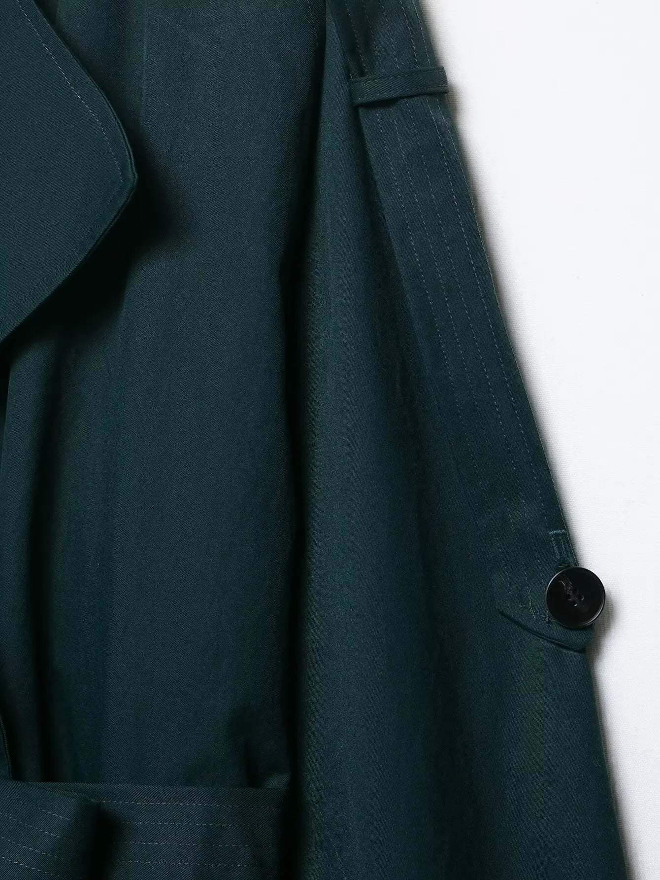 Trench long femme vert