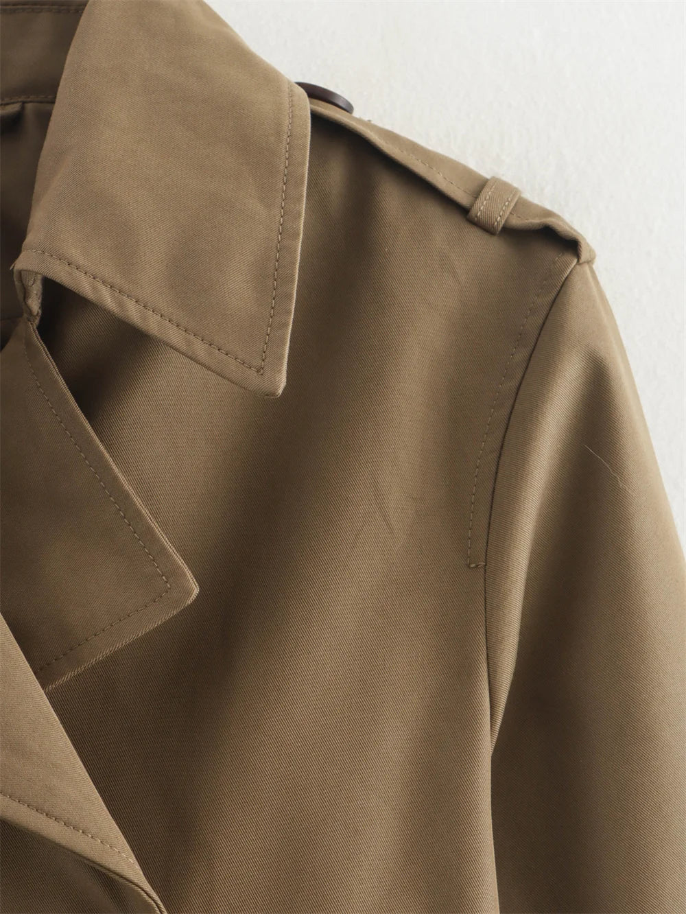 Trench coat court femme