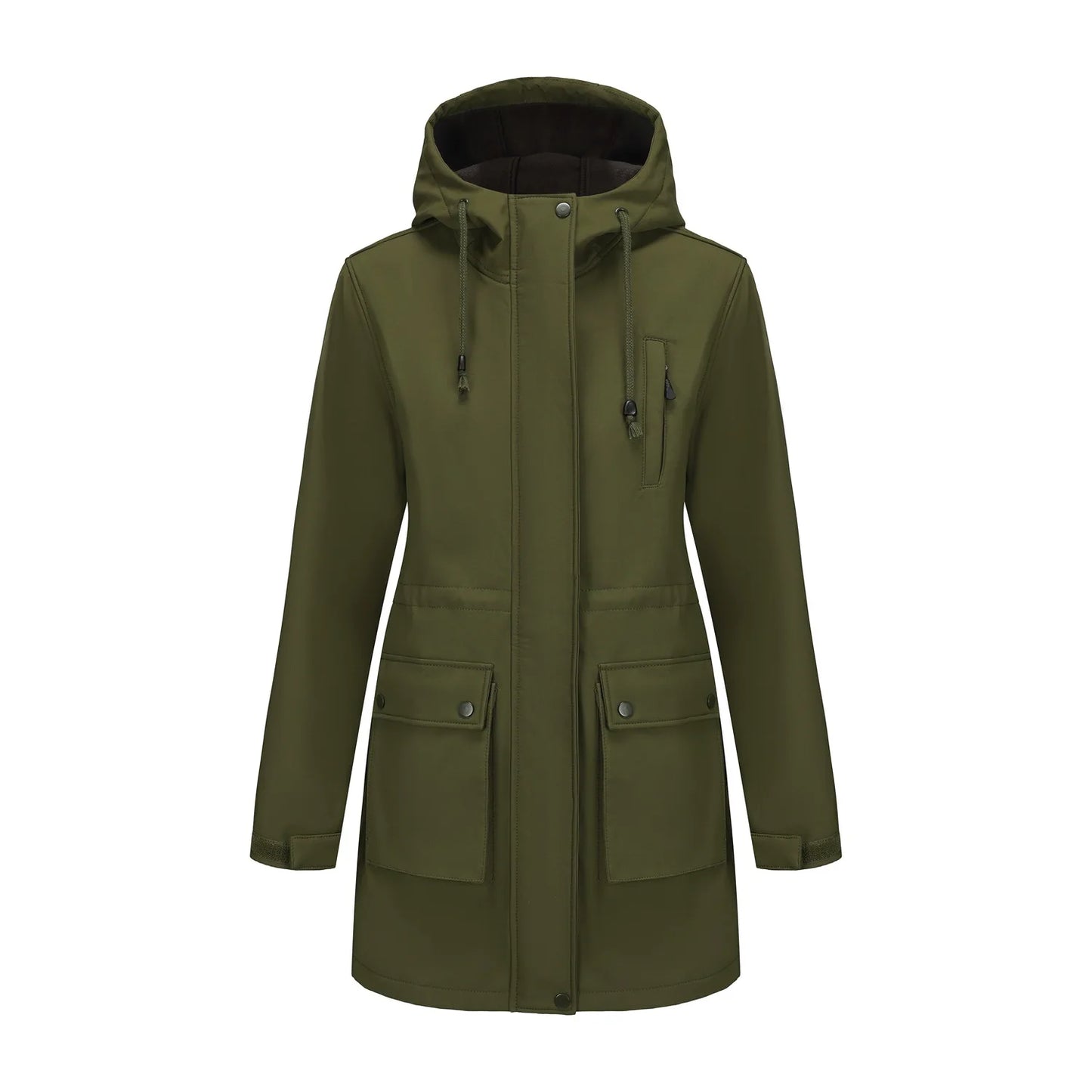 Trench impermeable avec capuche femme